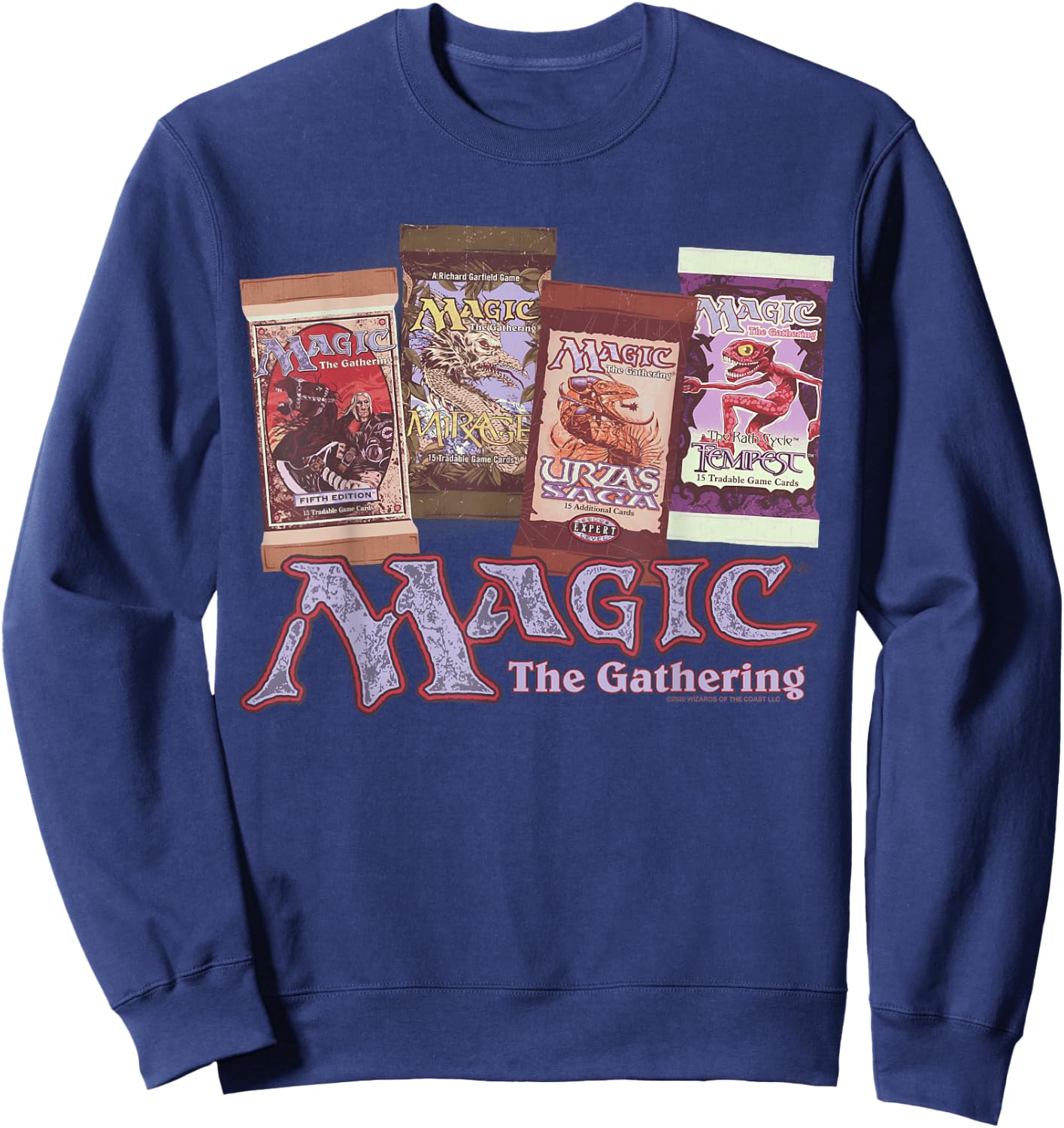 Magic: The Gathering Planeswalker Mandala Small Sweatshirt - Sweatshirt | Navy