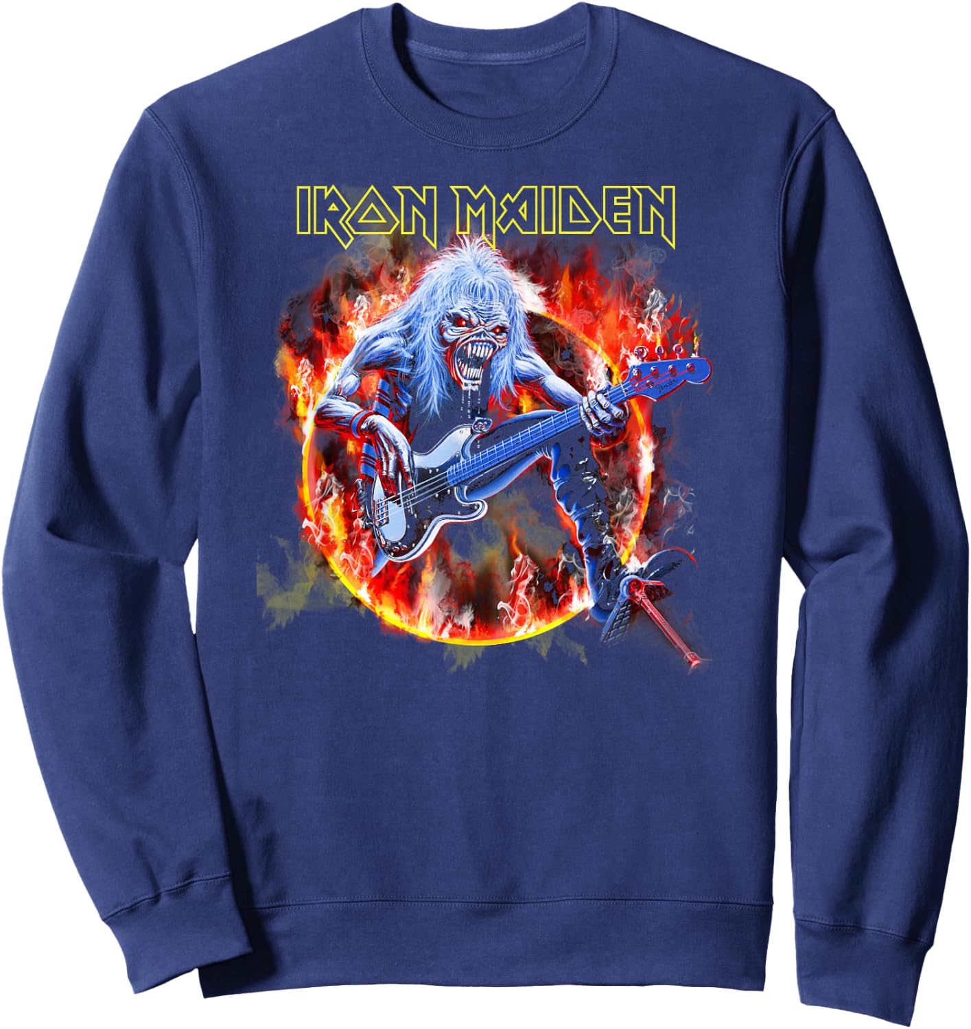 Iron Maiden - Fear Live Flames Sweatshirt - Sweatshirt | Navy