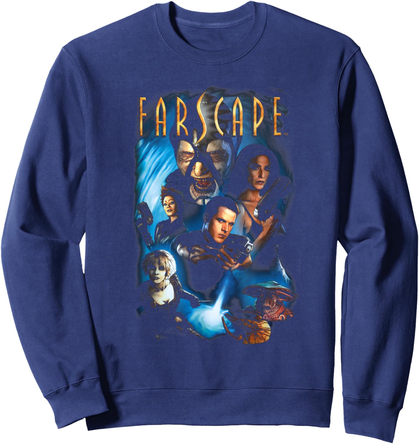 Farscape Comic Cover Sweatshirt - Sweatshirt | Navy