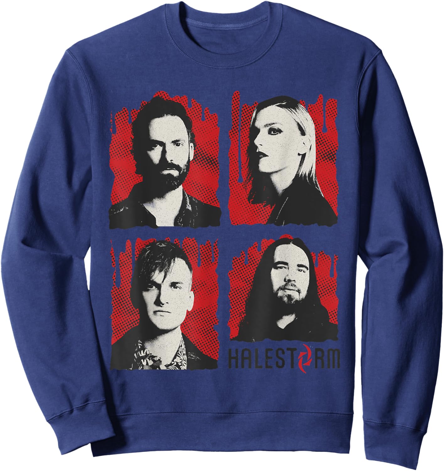 Halestorm - Drip Band Photo Sweatshirt - Sweatshirt | Navy