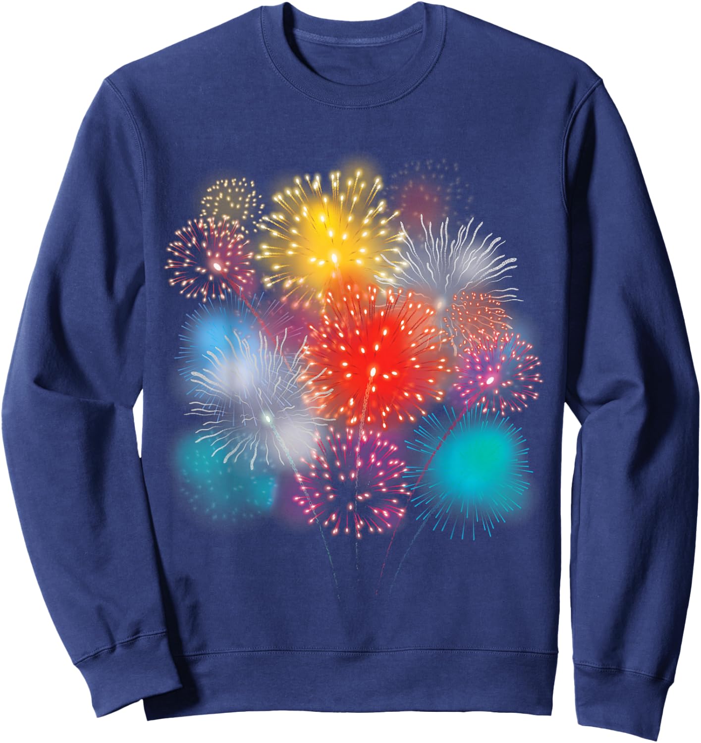 Pyrotechnics Pyromanic Fireworks Pyro Explosion Rocket Sweatshirt - Sweatshirt | Navy