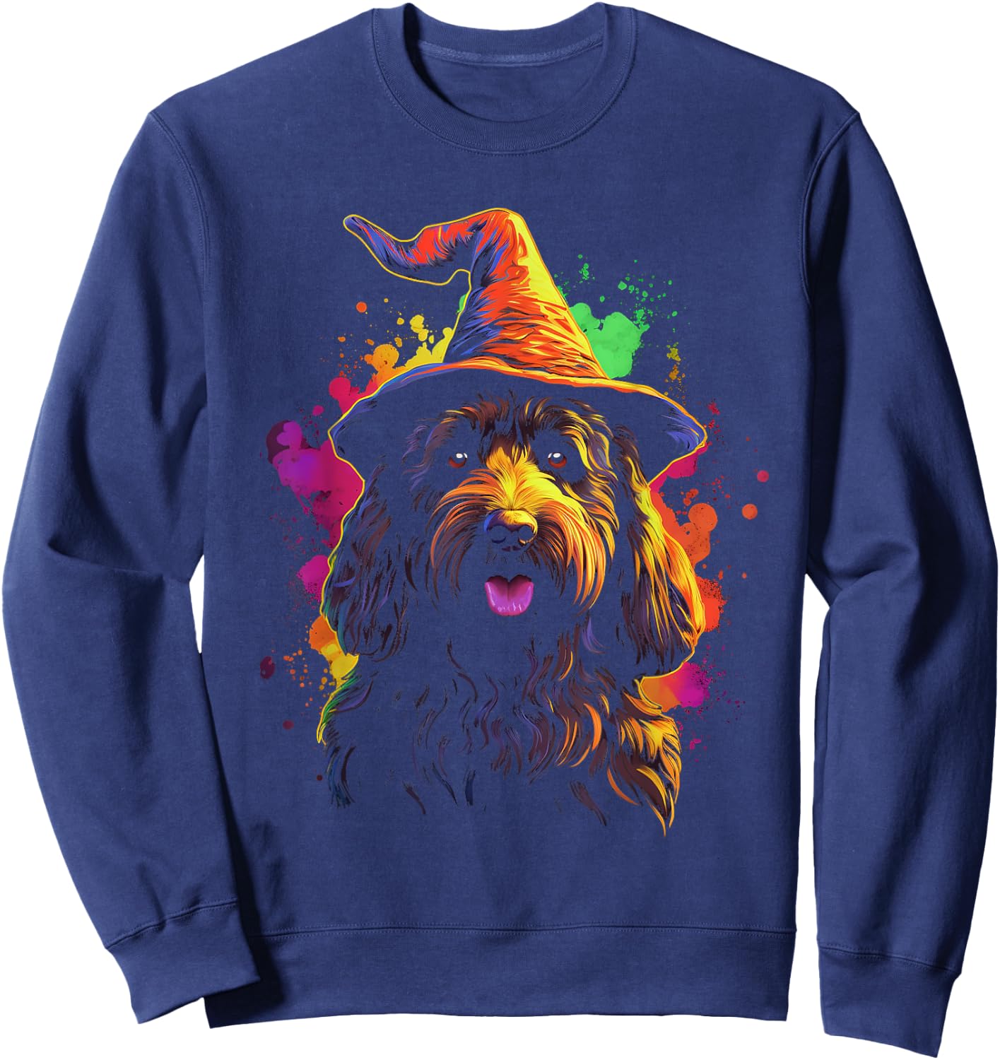 Labradoodle Halloween Sweatshirt - Sweatshirt | Navy