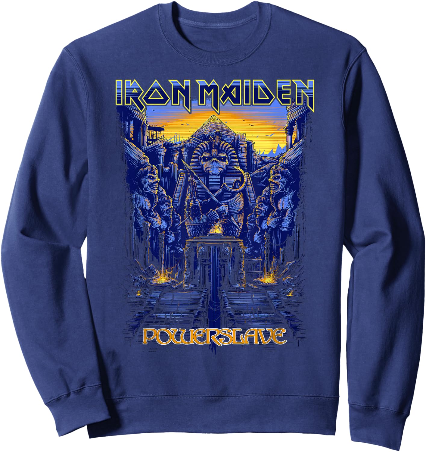 Iron Maiden - Powerslave Rework Dark Ink Sweatshirt - Sweatshirt | Navy