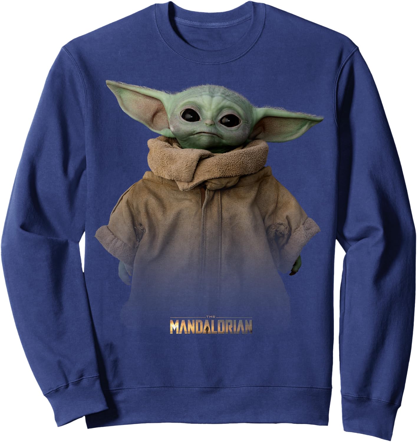 Star Wars The Mandalorian The Child Simple Portrait Sweatshirt - Sweatshirt | Navy