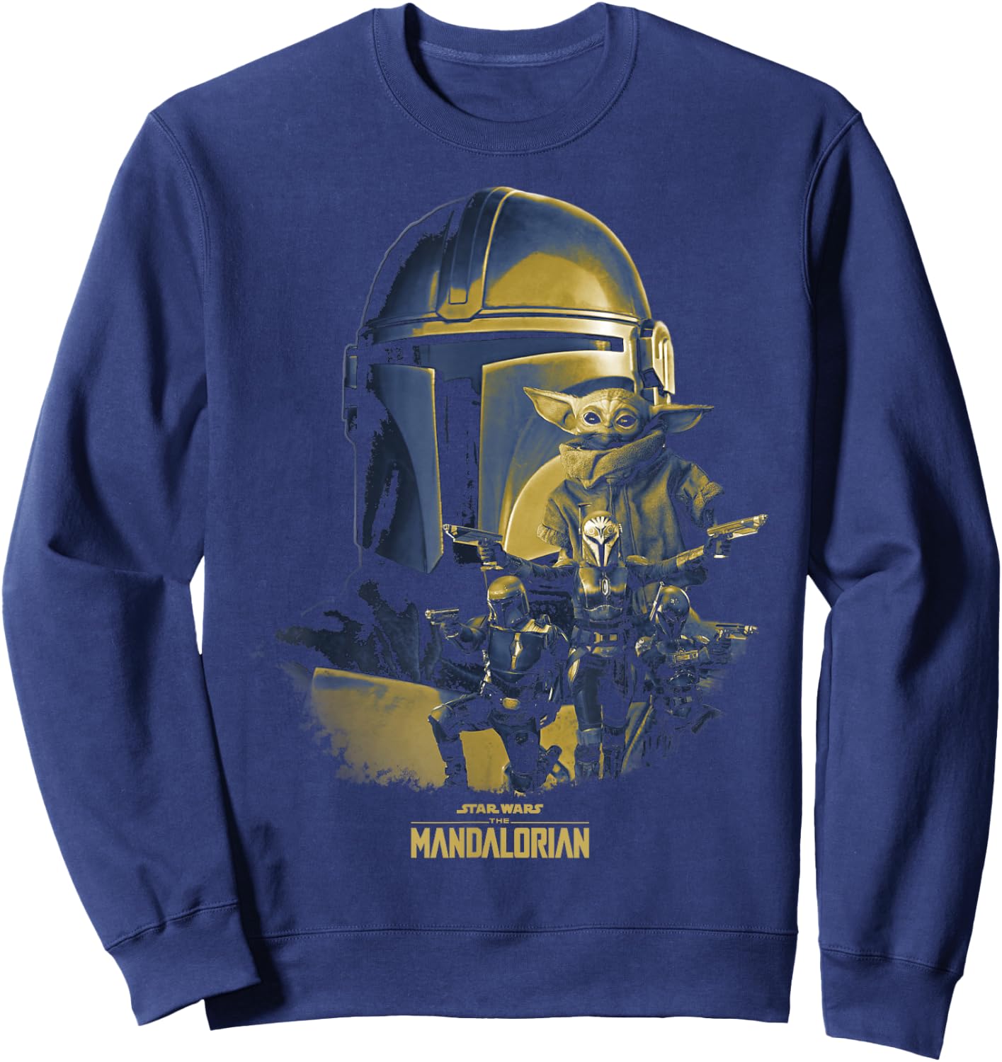 Star Wars: The Mandalorian Group Shot Mashup R23 Sweatshirt - Sweatshirt | Navy
