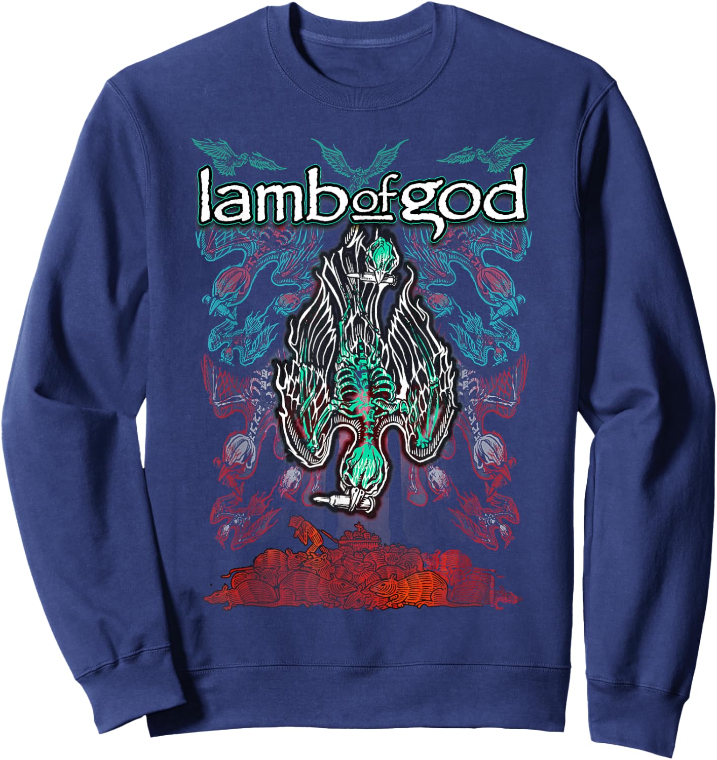 Lamb of God - Ashes of The Wake Sweatshirt - Sweatshirt | Navy
