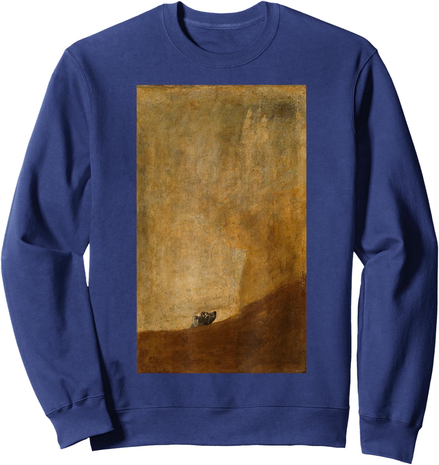 Francisco Goya Dog Painting Men Women Sweatshirt - Sweatshirt | Navy