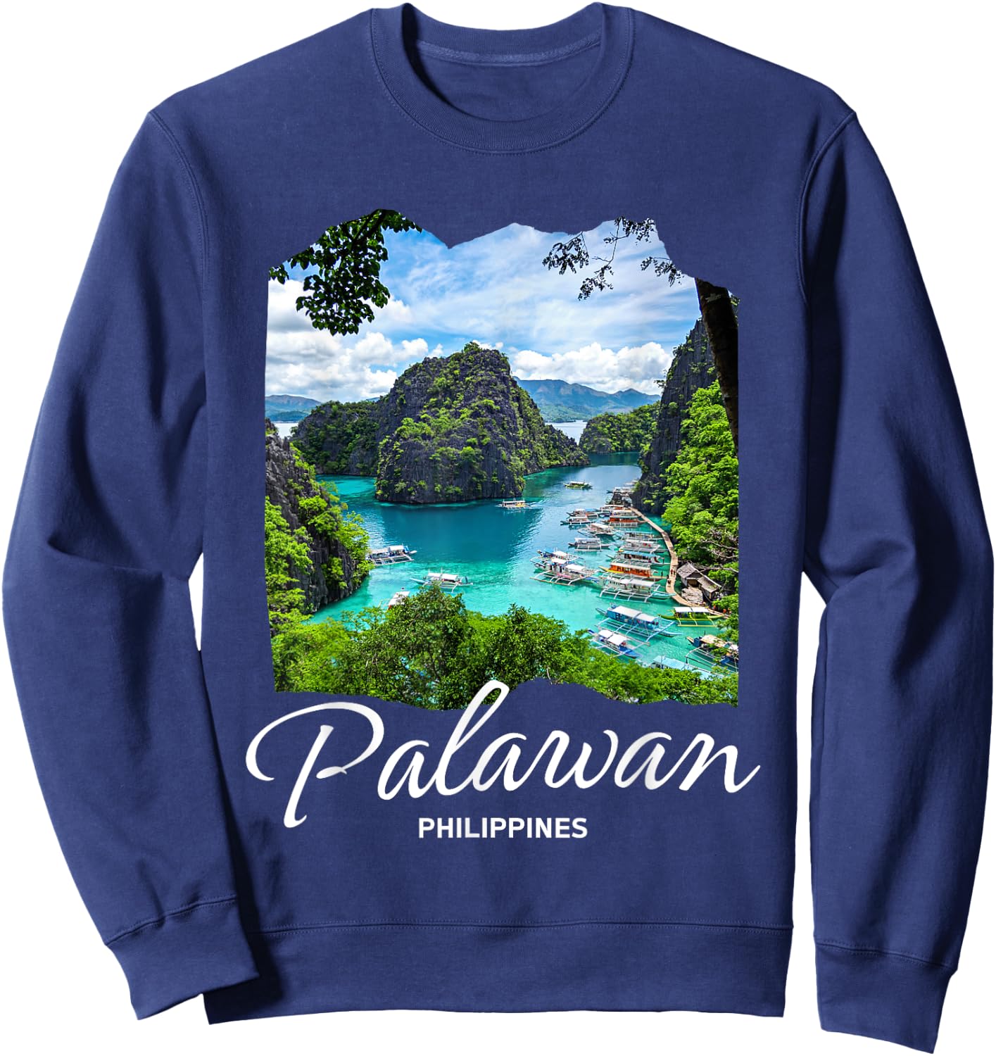 Philippines Palawan Sweatshirt - Sweatshirt | Navy