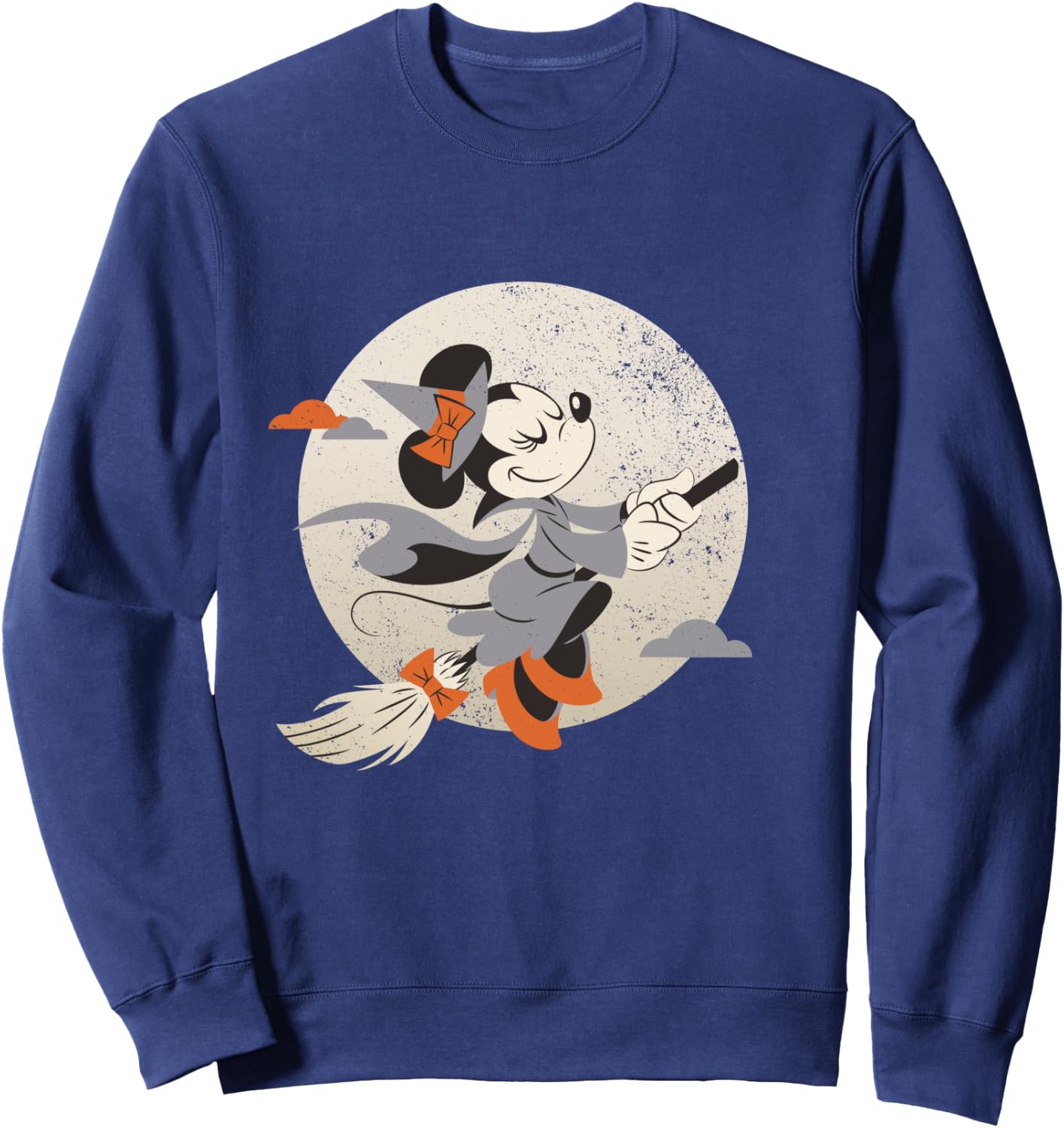Disney Minnie Mouse Flying Witch Costume Halloween Sweatshirt - Sweatshirt | Navy