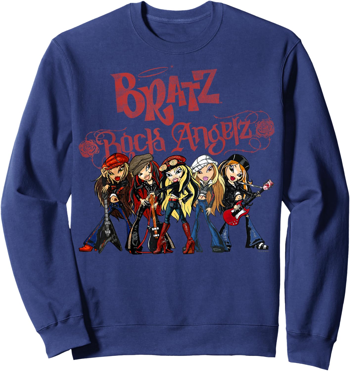 Bratz Rock Angelz Group Shot Sweatshirt - Sweatshirt | Navy