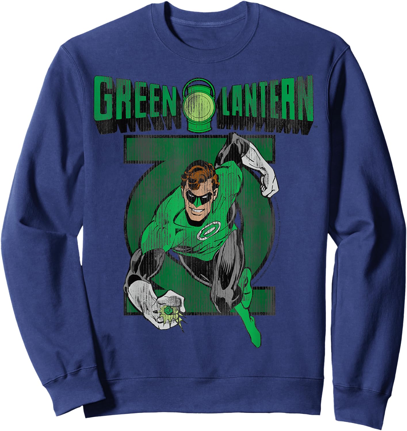 DC Comics The Green Lantern Run Hal Sweatshirt - Sweatshirt | Navy