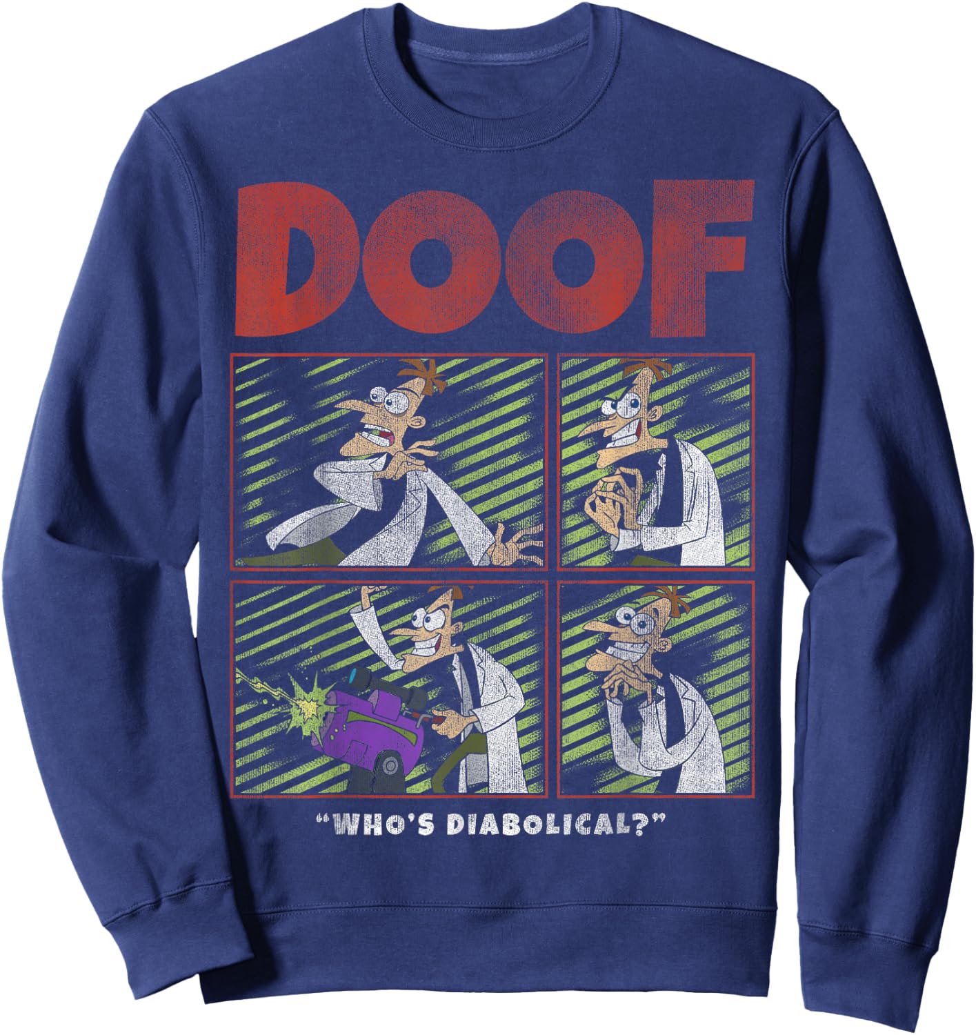 Disney Phineas and Ferb Doof Box Up Sweatshirt - Sweatshirt | Navy