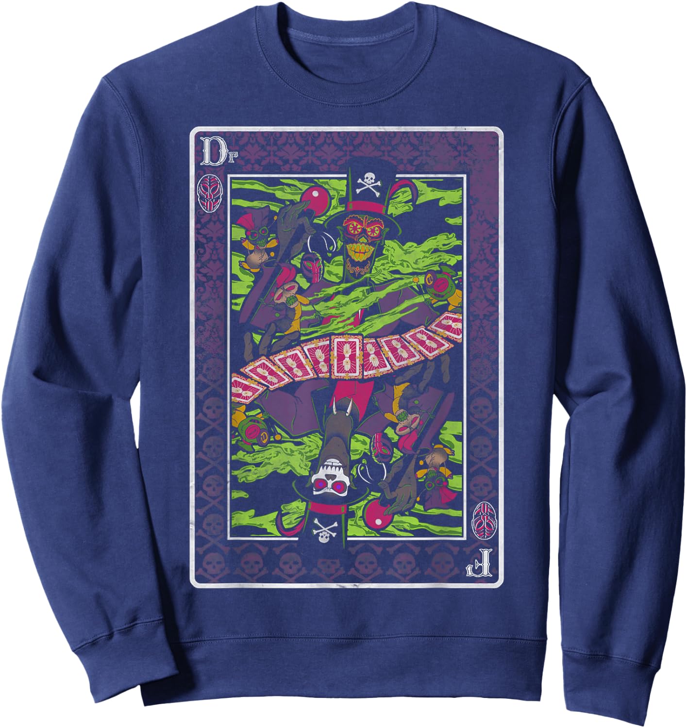 Disney Villains Dr. Facilier Playing Card Sweatshirt - Sweatshirt | Navy