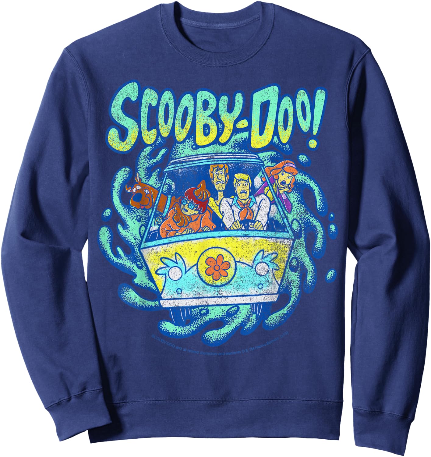 Scooby-Doo Mystery Machine Portal Group Shot Sweatshirt - Sweatshirt | Navy