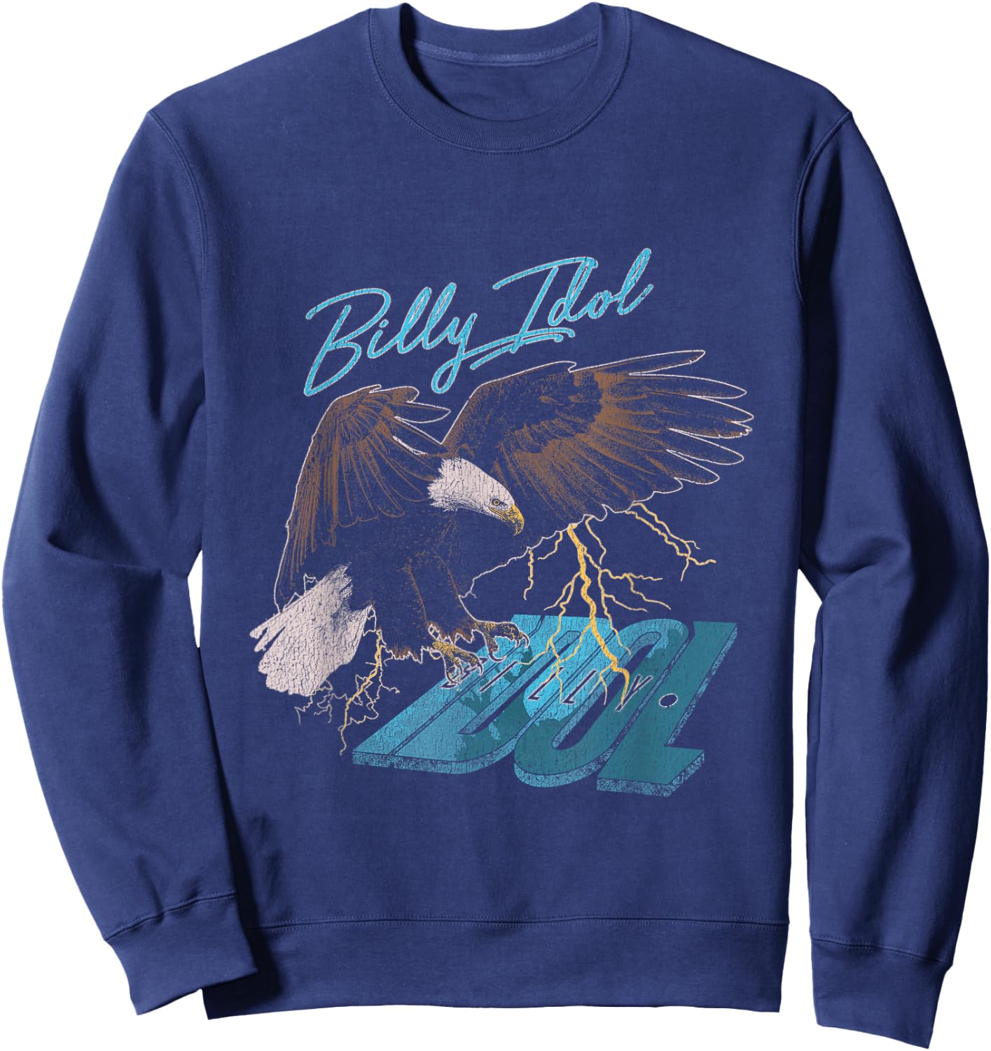Billy Idol - Biker Eagle Sweatshirt - Sweatshirt | Navy