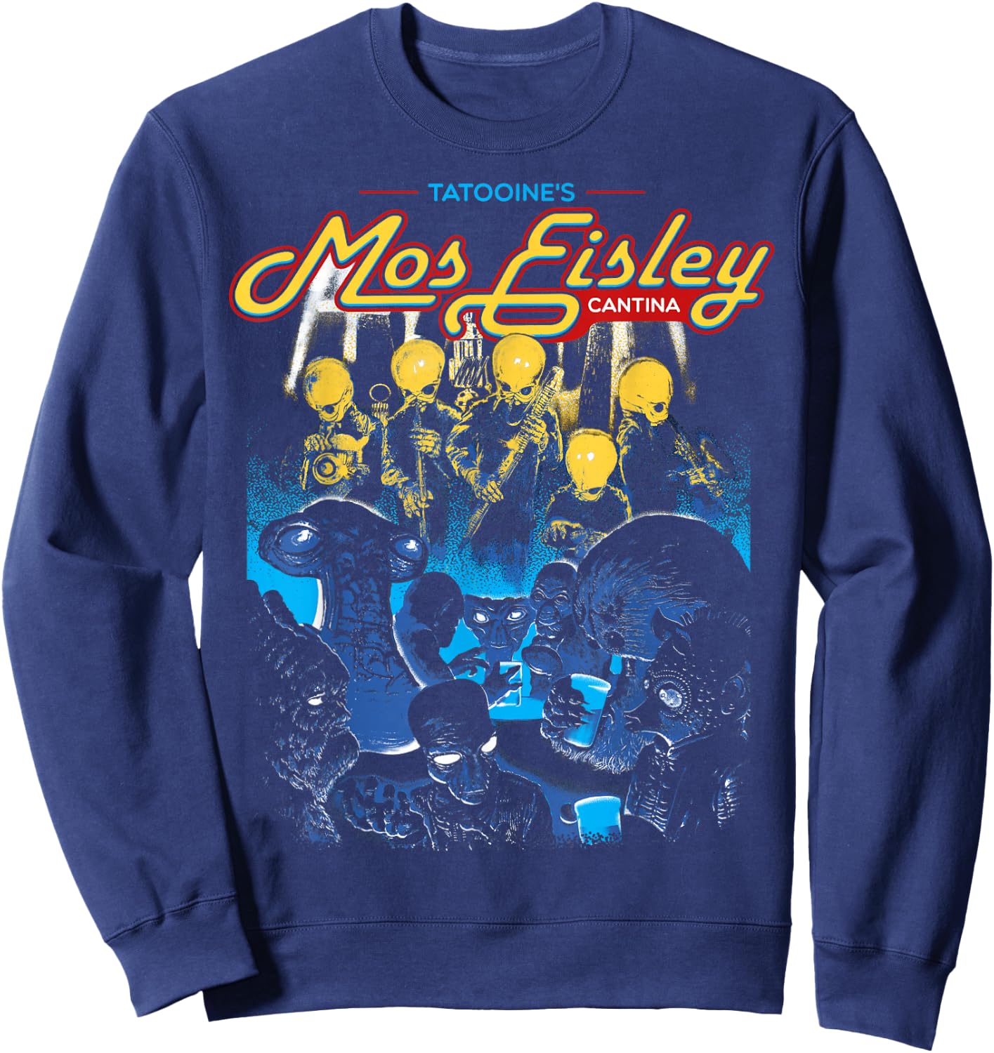 Star Wars Mos Eisley Cantina Band Poster Sweatshirt - Sweatshirt | Navy