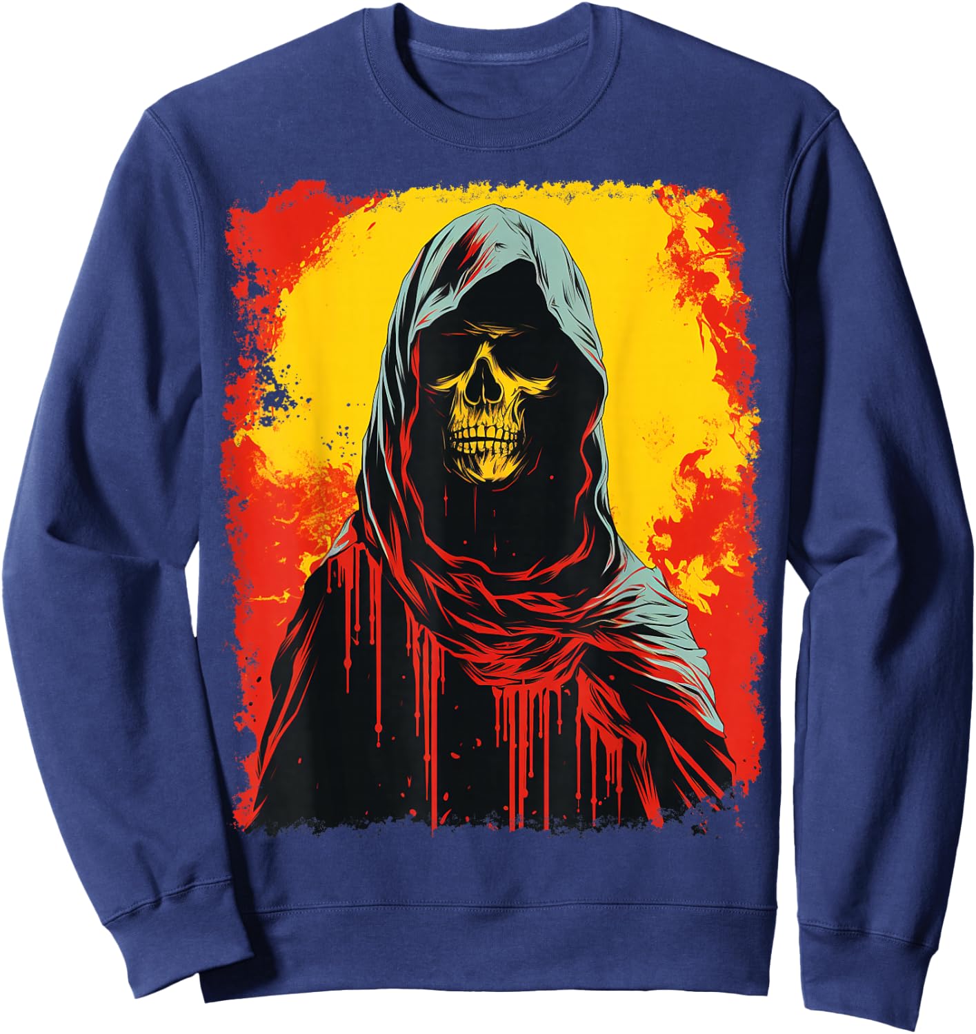 Grim Reaper Death Sweatshirt - Sweatshirt | Navy