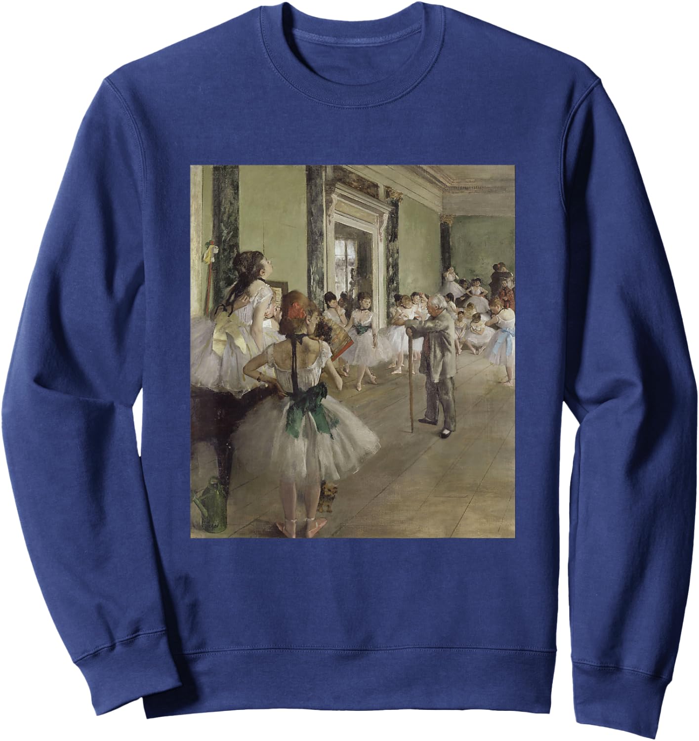 Edgar Degas The Dance Class (La Classe de Danse) Ballet Art Sweatshirt - Sweatshirt | Navy