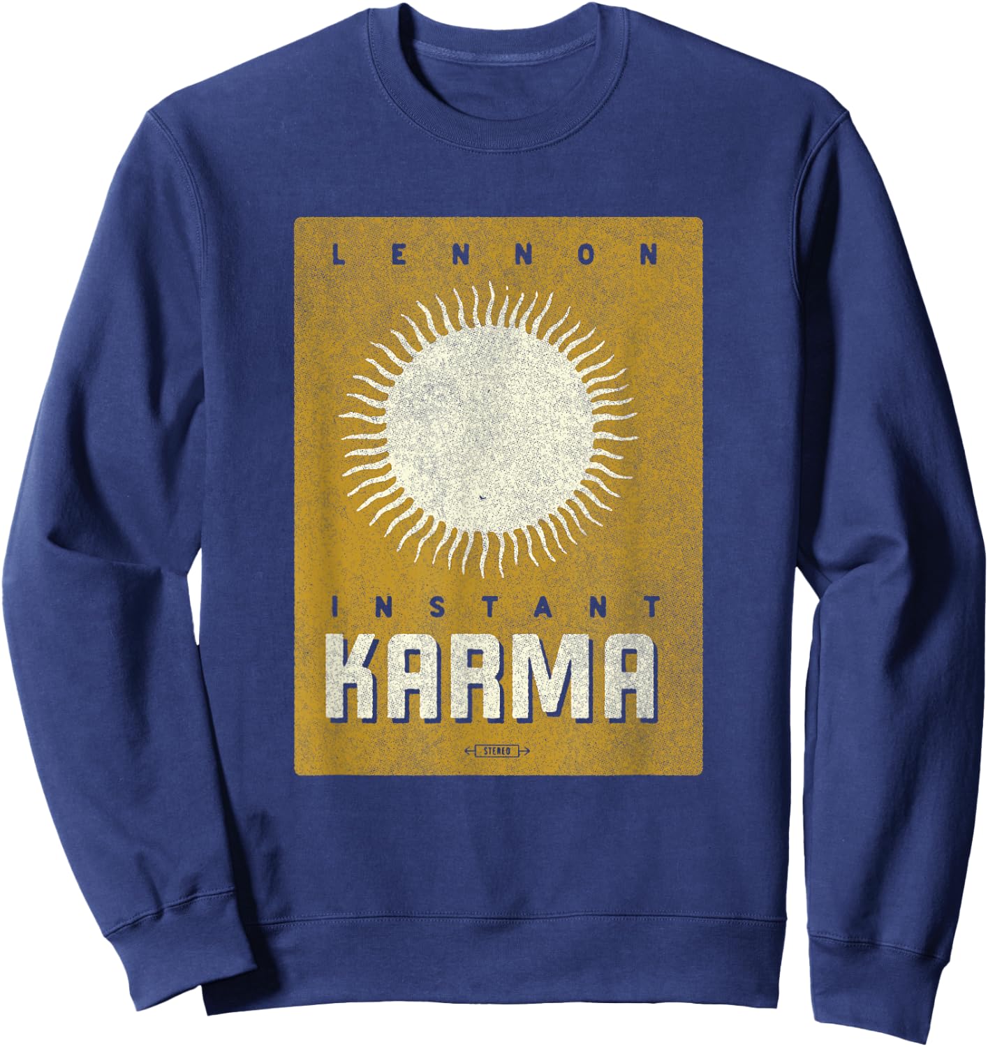 John Lennon - Instant Karma Sun Sweatshirt - Sweatshirt | Navy