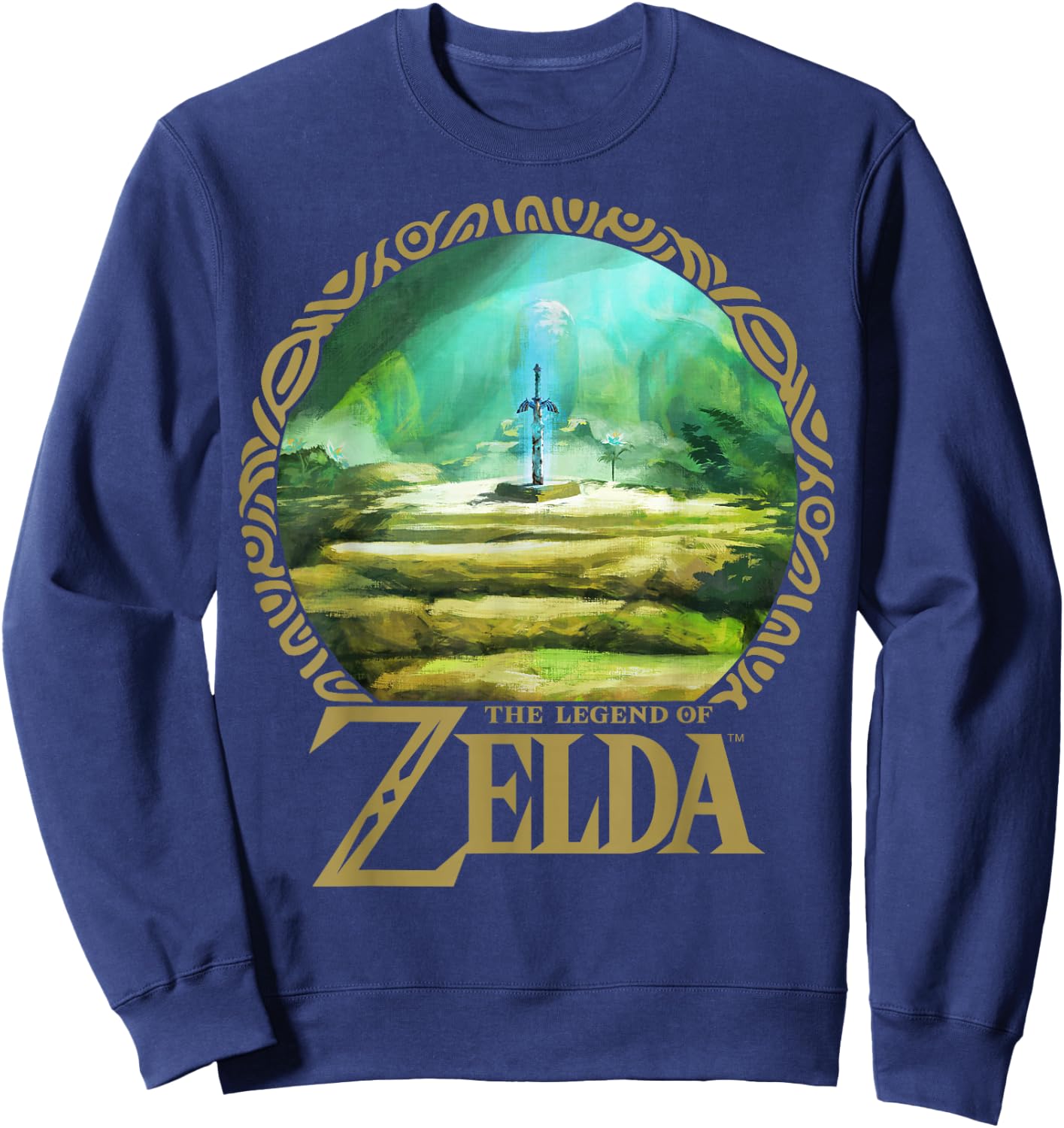 The Legend of Zelda: Breath of The Wild Korok Forest Haven Sweatshirt - Sweatshirt | Navy