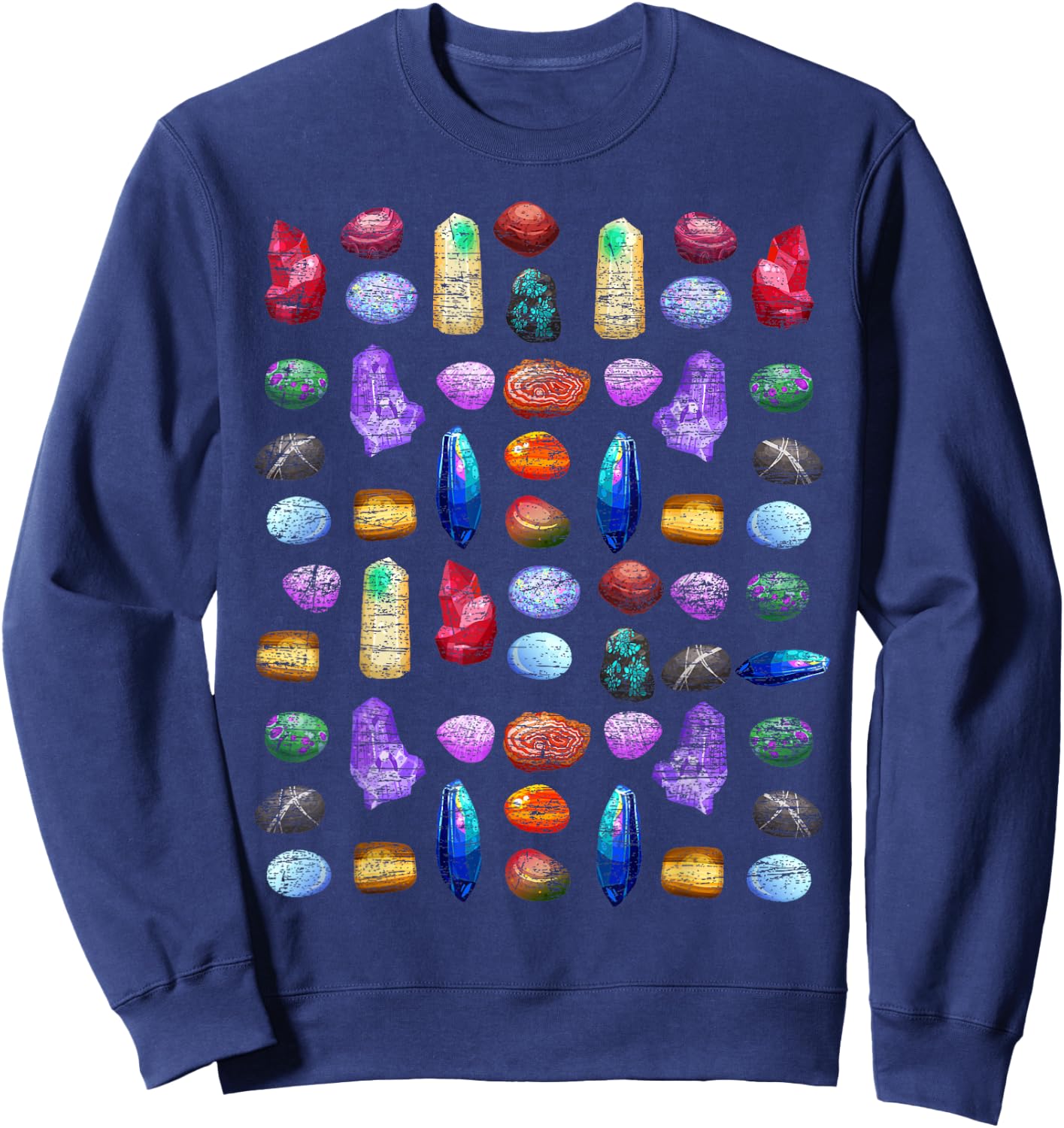 Gemstone Collection Geology Gift Sweatshirt - Sweatshirt | Navy
