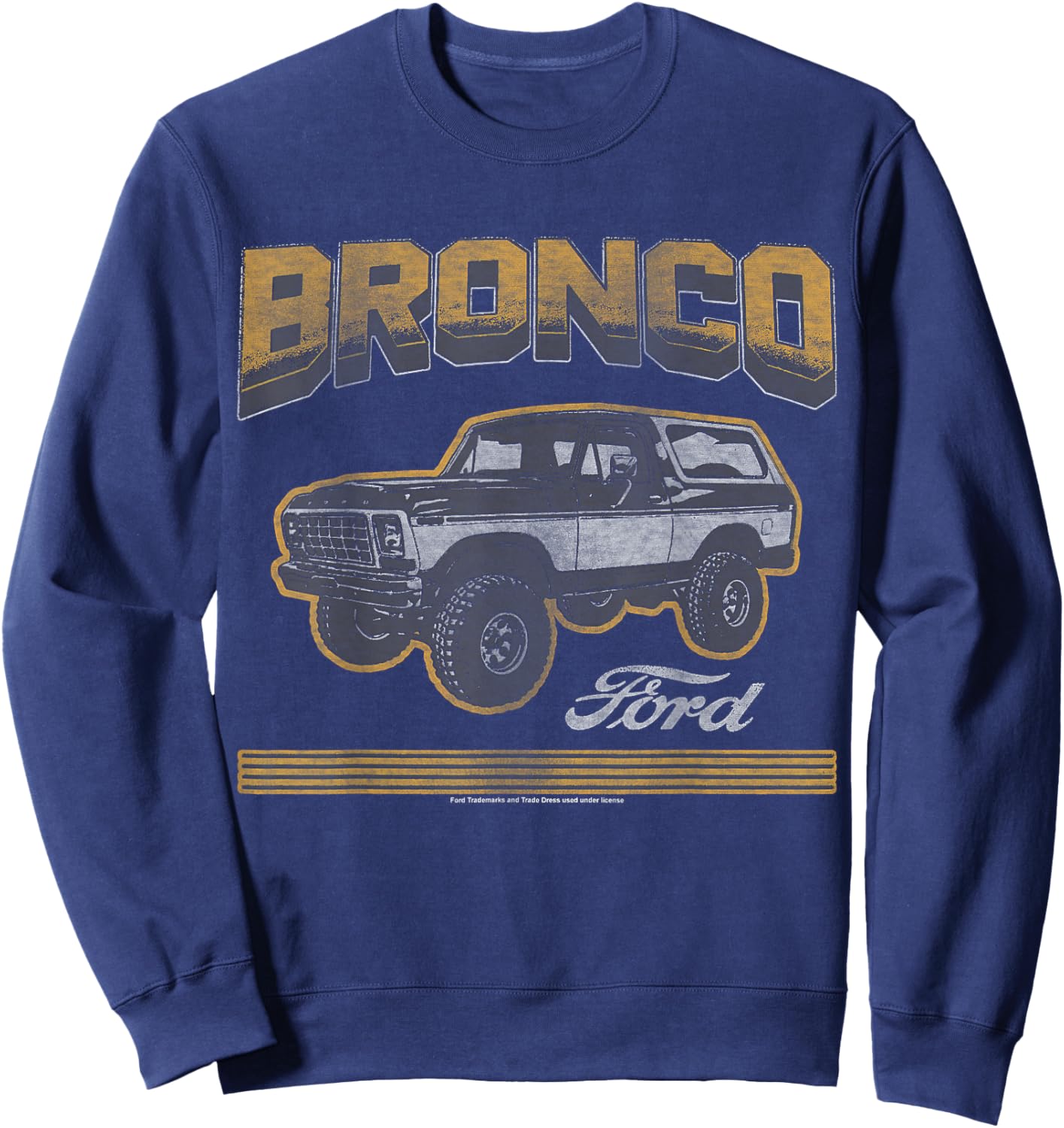Ford - Bronco SUV With Logo Sweatshirt - Sweatshirt | Navy
