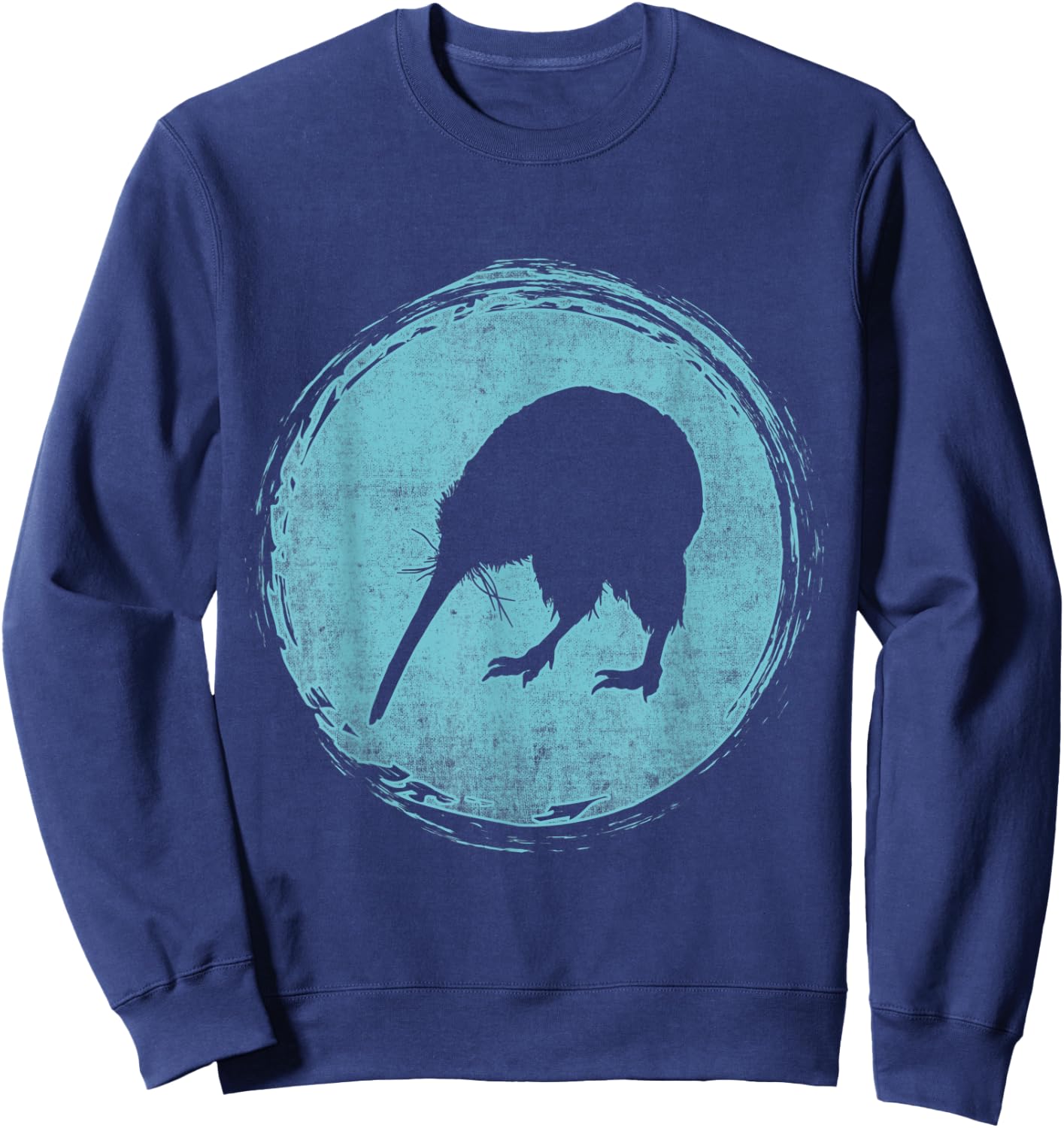Retro Kiwi New Zealand Sweatshirt - Sweatshirt | Navy