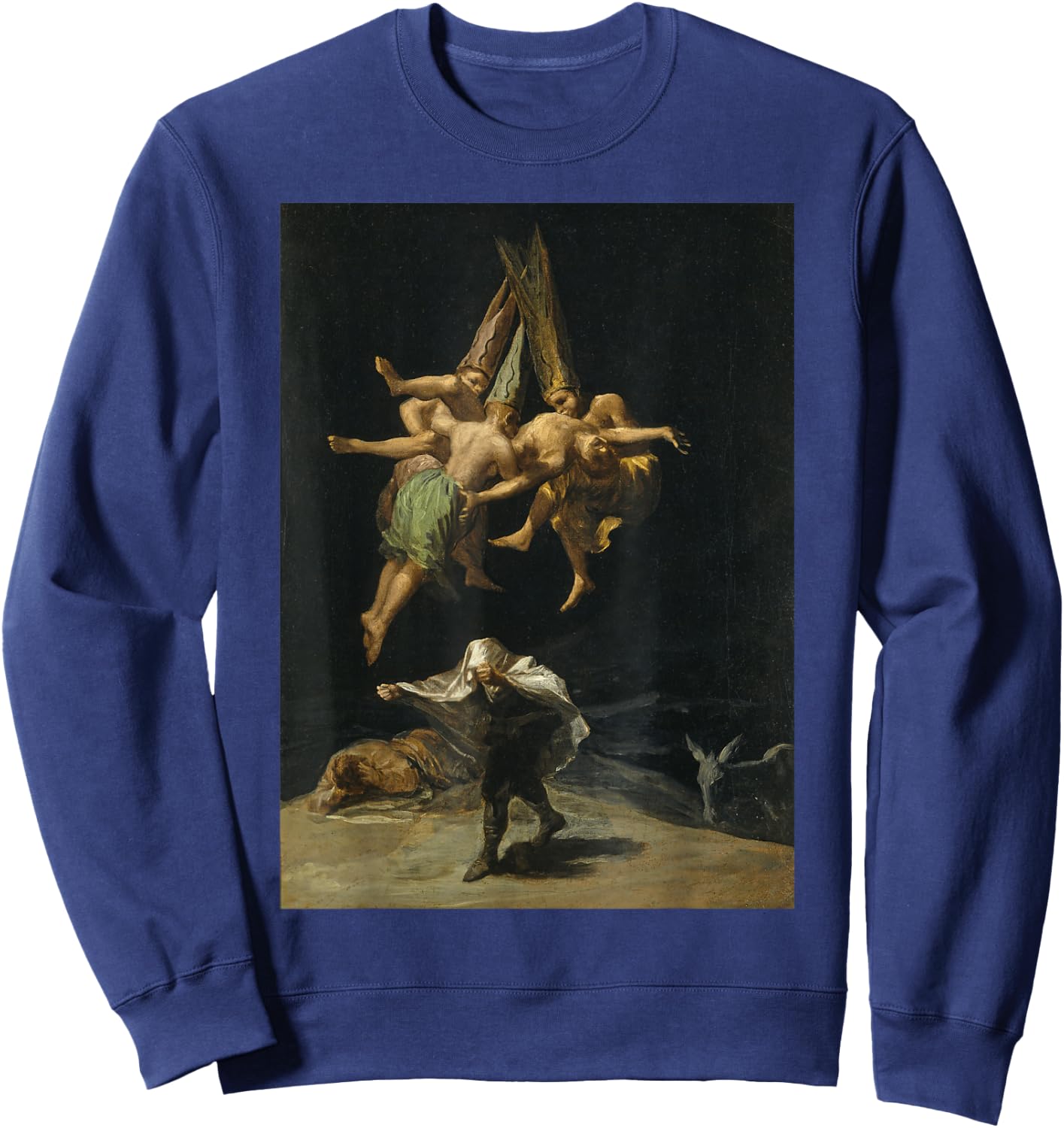 Famous Renaissance Painting Illustration Sweatshirt - Sweatshirt | Navy