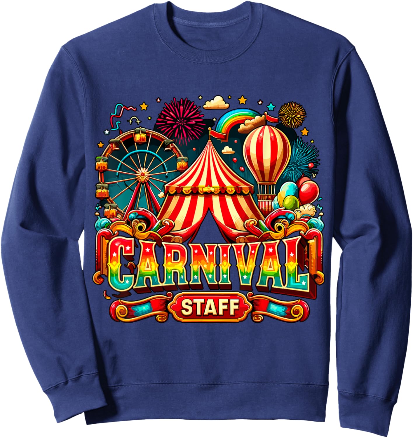 Carnival Staff Matching Circus Sweatshirt - Sweatshirt | Navy