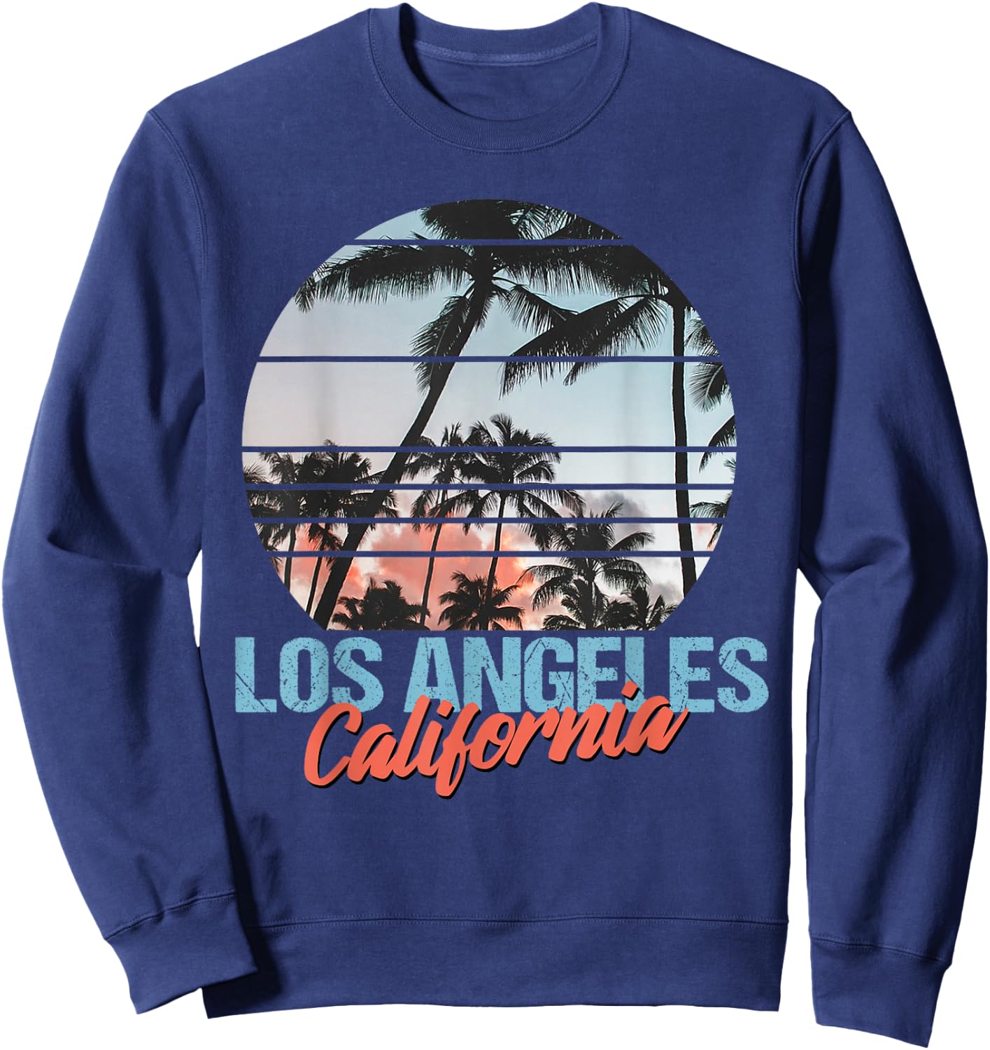 Los Angeles California Pride Vacation Travel Tourist Gift Sweatshirt - Sweatshirt | Navy