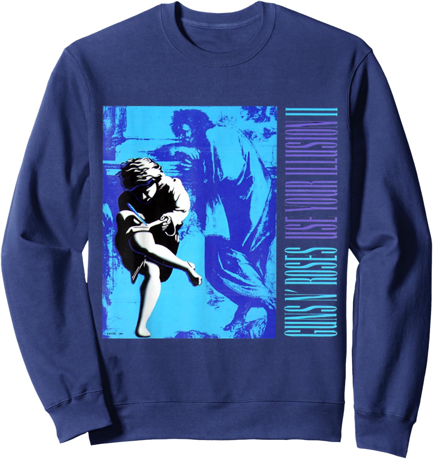 Official Guns N' Roses Use Your Illusion II Sweatshirt - Sweatshirt | Navy