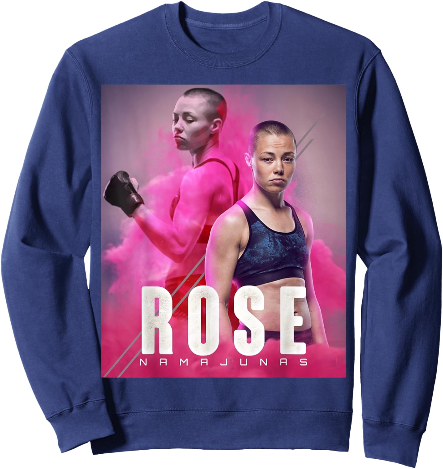 Thug Rose - Female MMA World Champion Fighter Sweatshirt - Sweatshirt | Navy