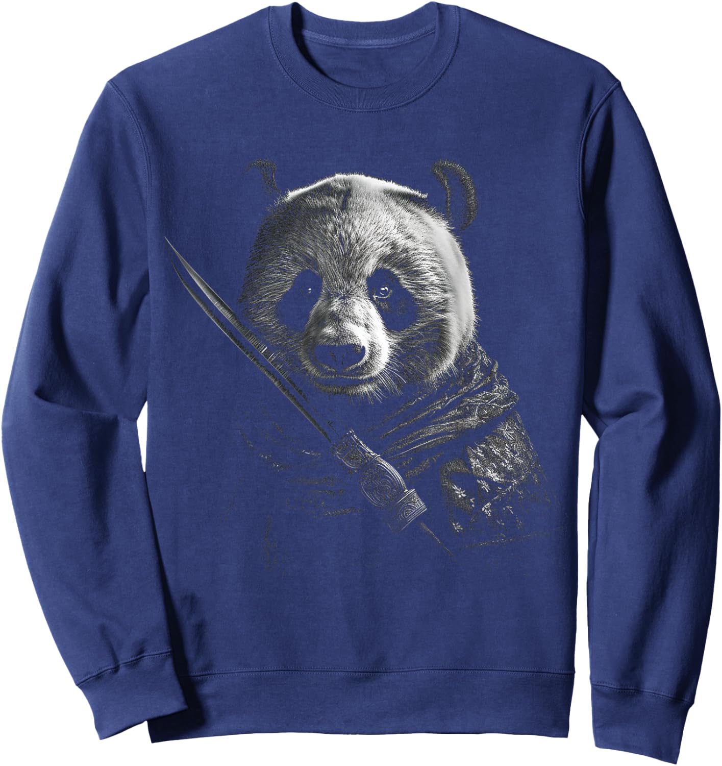 Panda Artwork - Martial Arts Animal Panda Sweatshirt - Sweatshirt | Navy