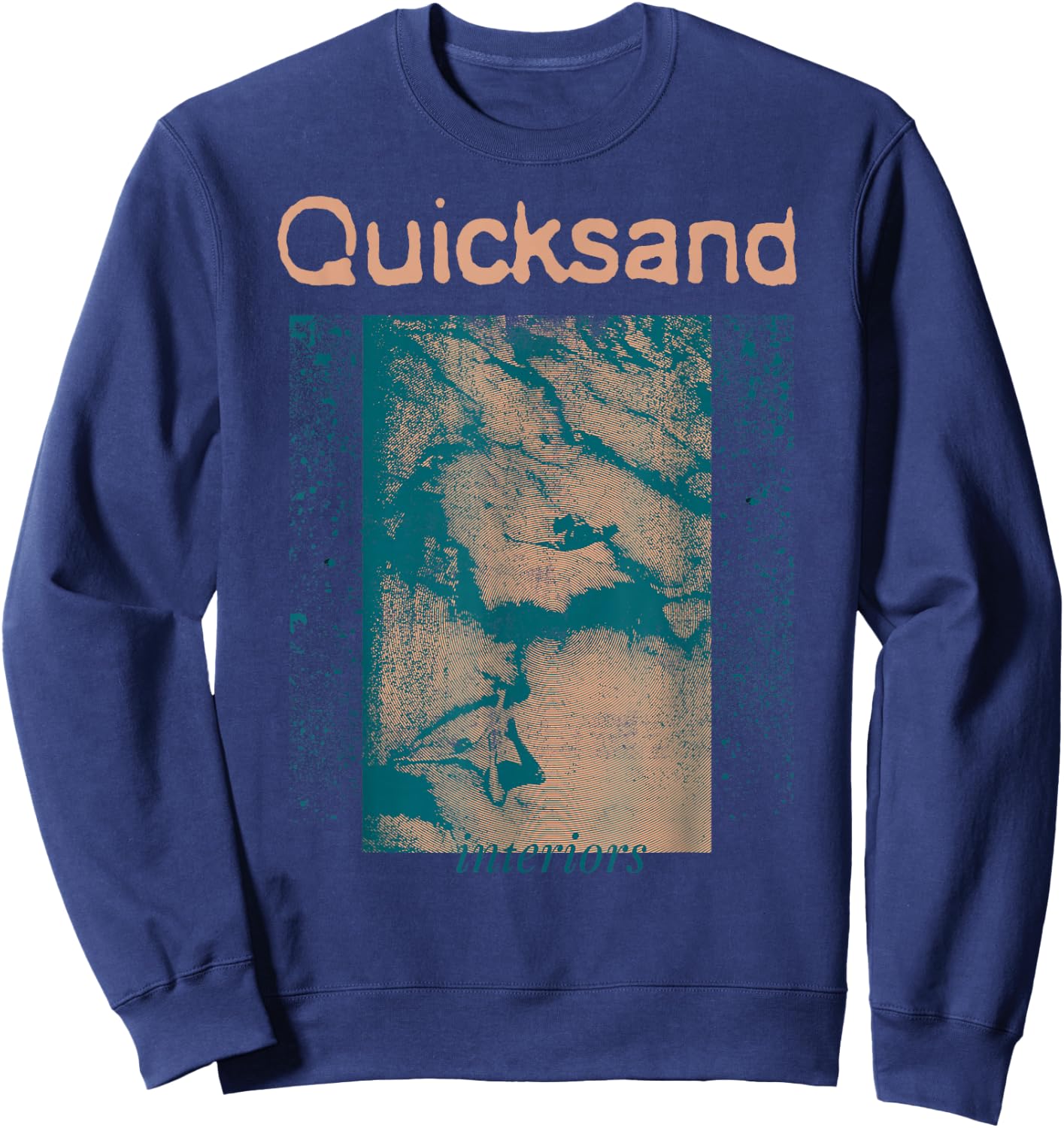 Quicksand - Interiors - Official Merchandise Sweatshirt - Sweatshirt | Navy