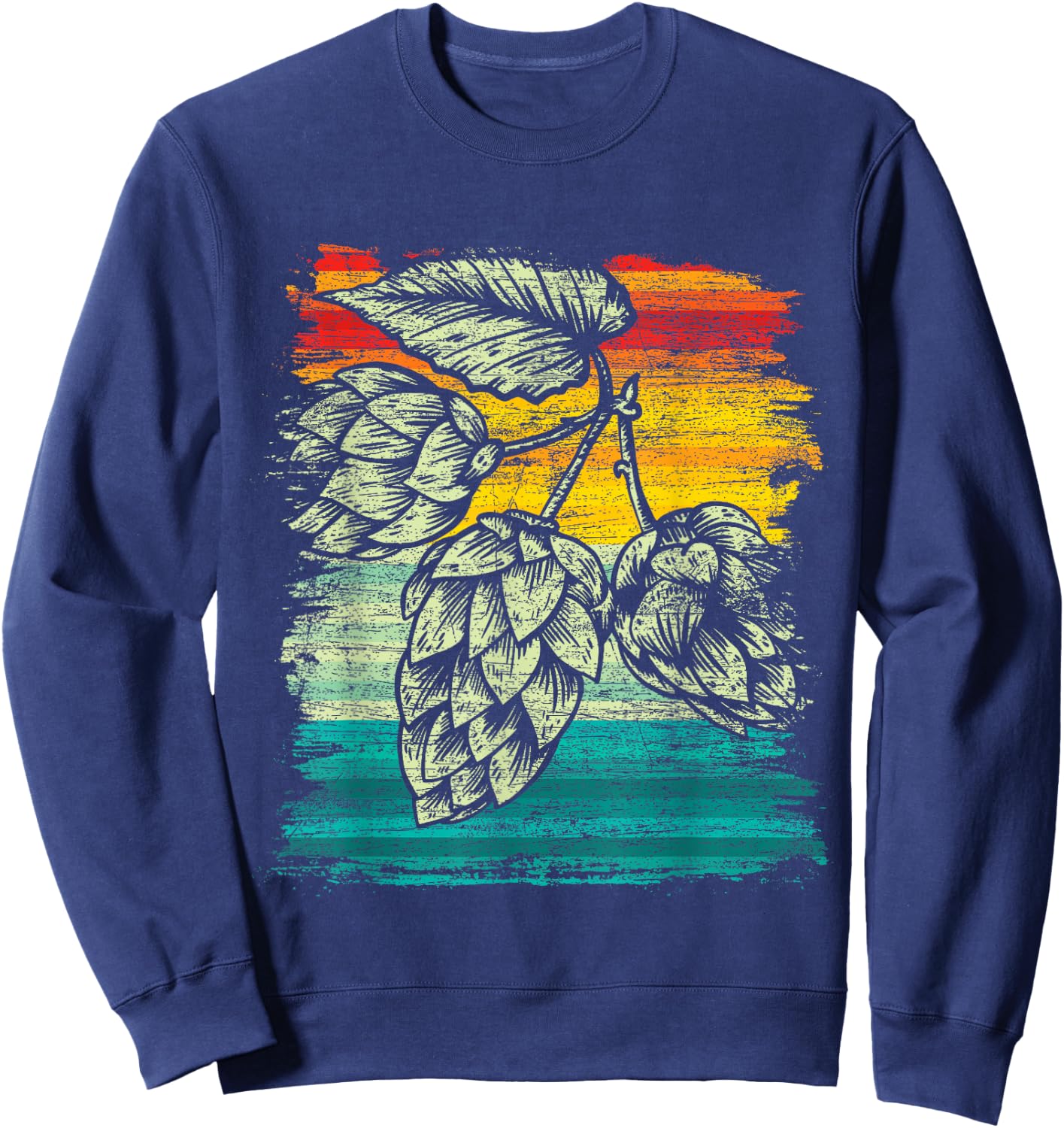 Retro Craft Beer Sweatshirt - Sweatshirt | Navy