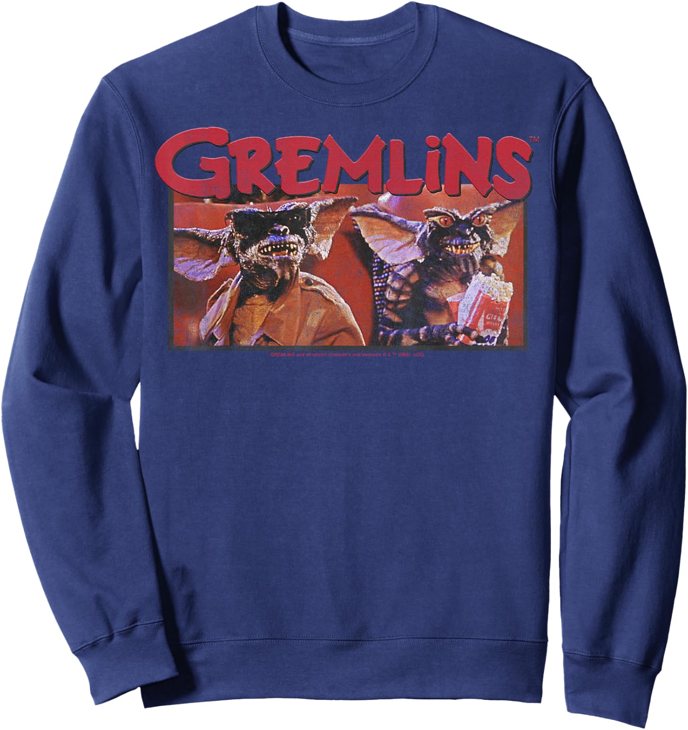 Gremlins at The Movies Portrait Sweatshirt - Sweatshirt | Navy