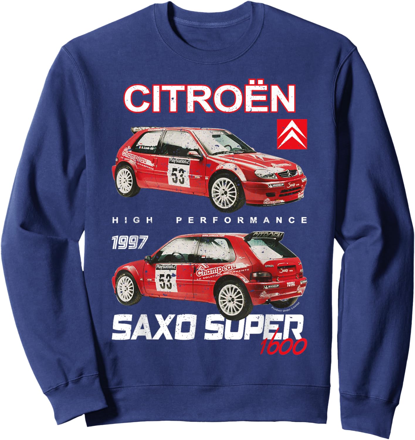 Citroën 1997 Saxo Super 1600 Sweatshirt - Sweatshirt | Navy