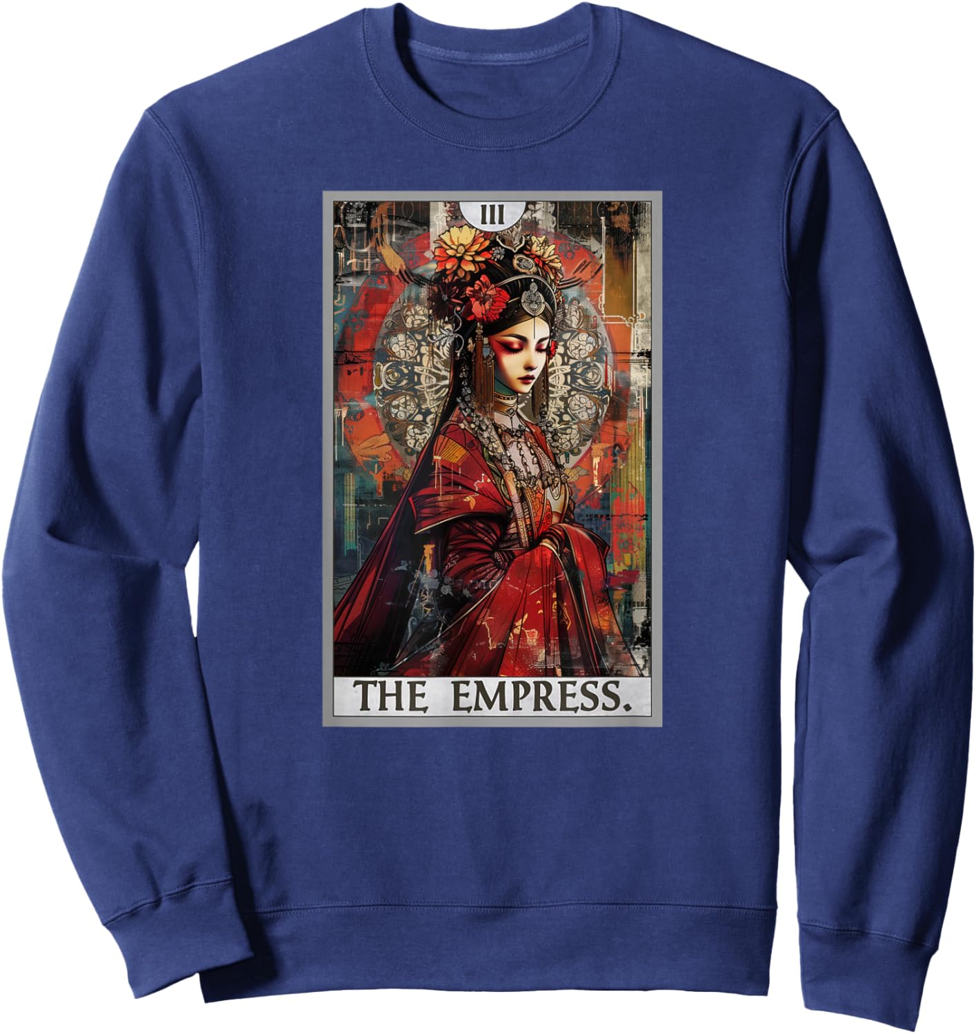 Tarot Cards Tarot Card 3 The Empress Sweatshirt - Sweatshirt | Navy
