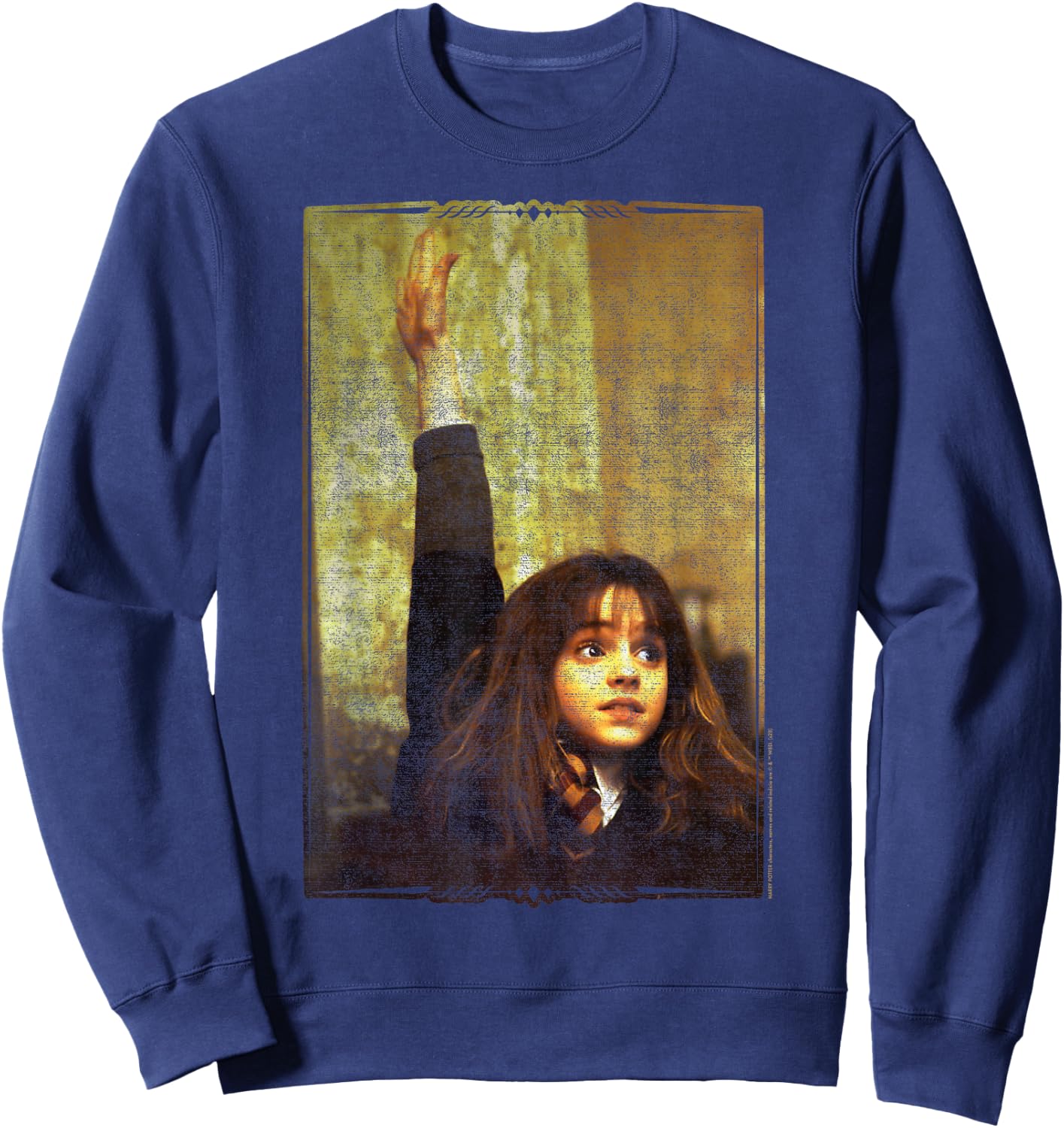 Harry Potter Hermione Granger I Know The Answer Portrait Sweatshirt - Sweatshirt | Navy