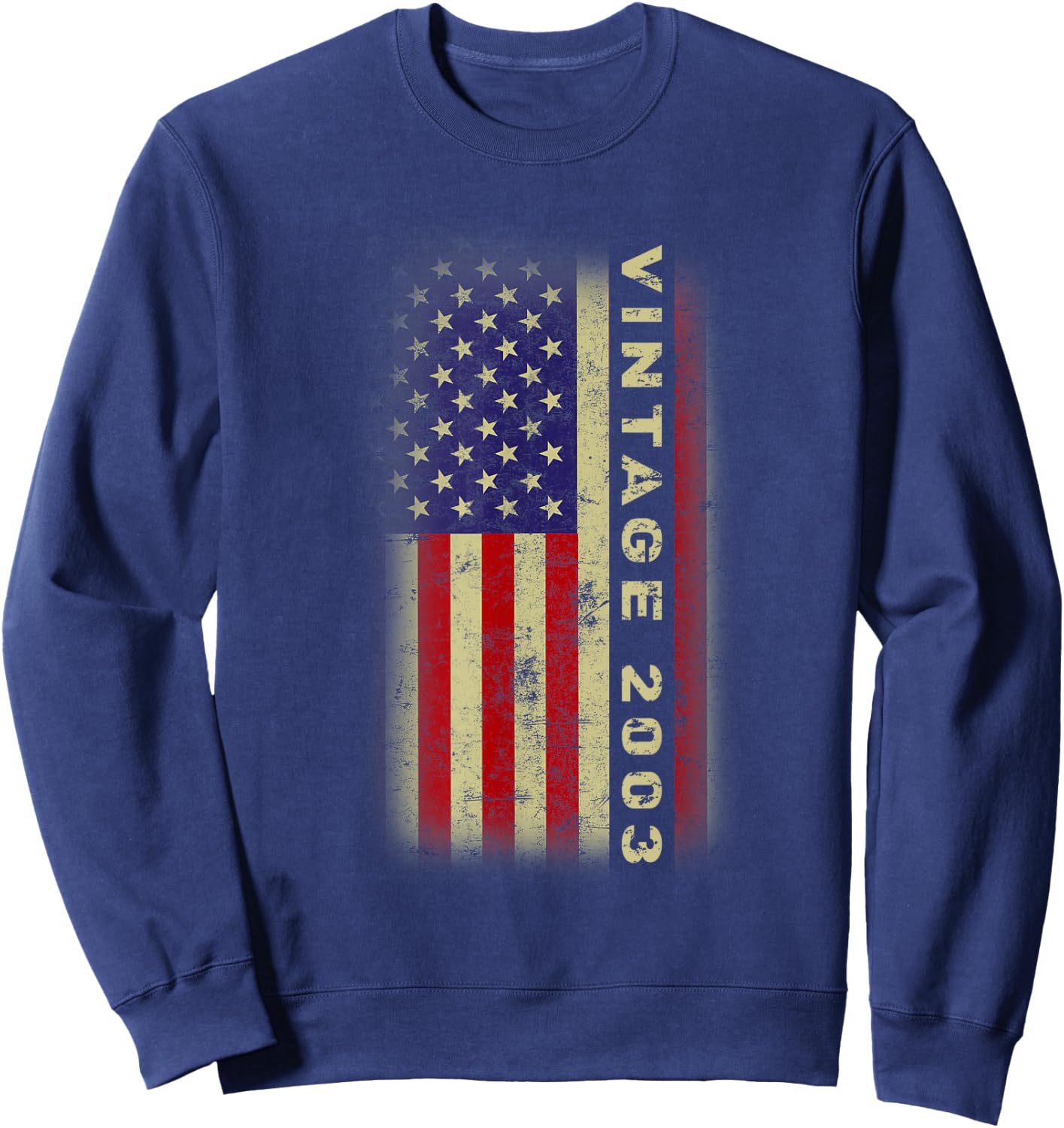 Vintage 2003 Cool 22 Year Old Bday Men Women 22nd Birthday Sweatshirt - Sweatshirt | Navy