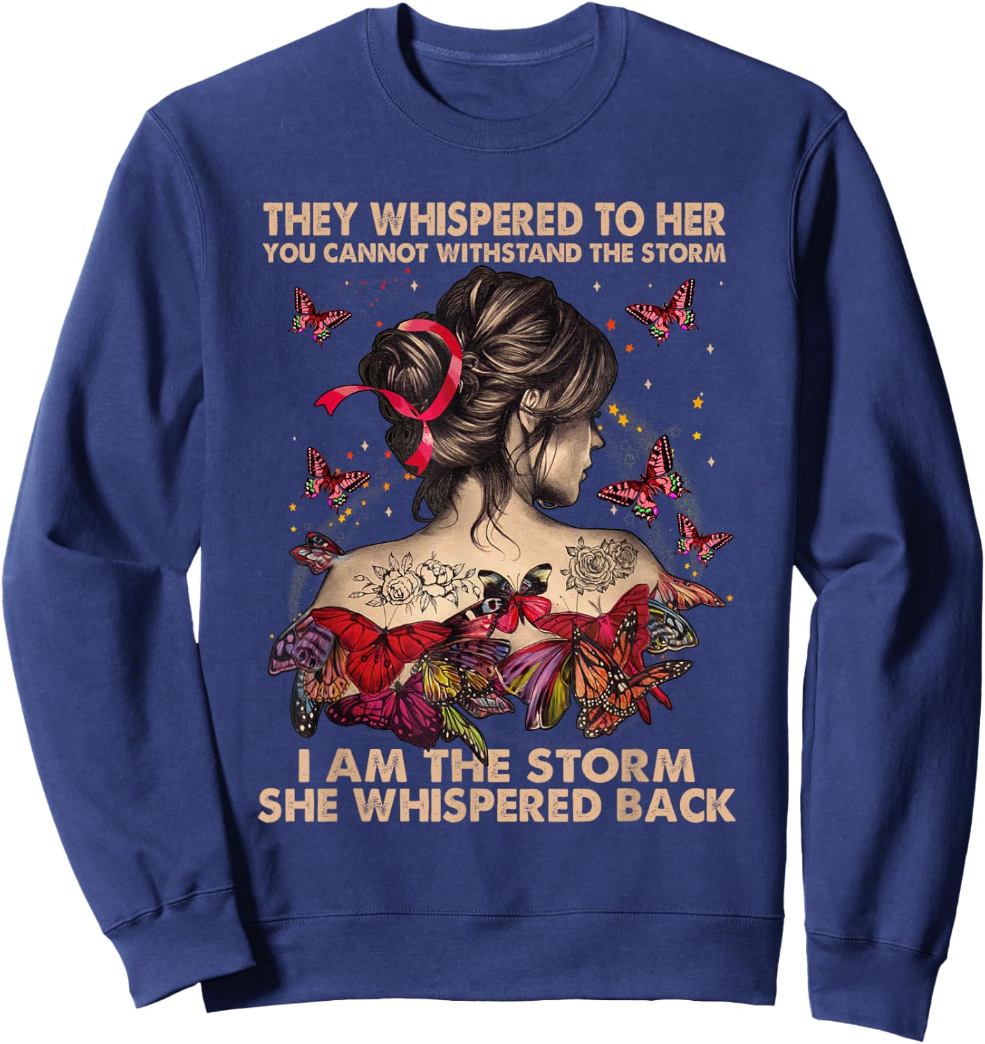 Hippie I Am The Storm Sweatshirt - Sweatshirt | Navy
