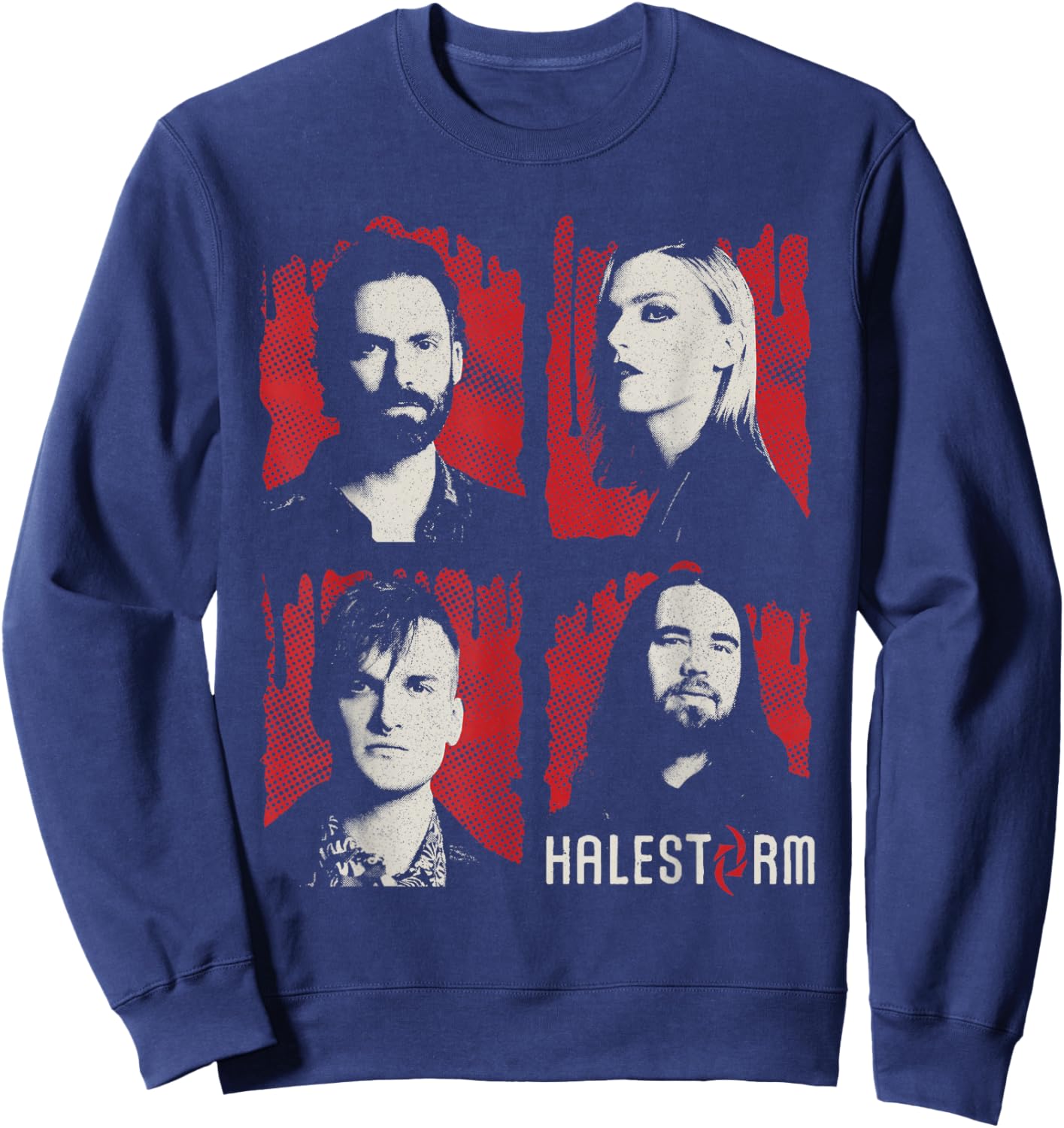 Halestorm - Drip Band Photo Sweatshirt - Sweatshirt | Navy