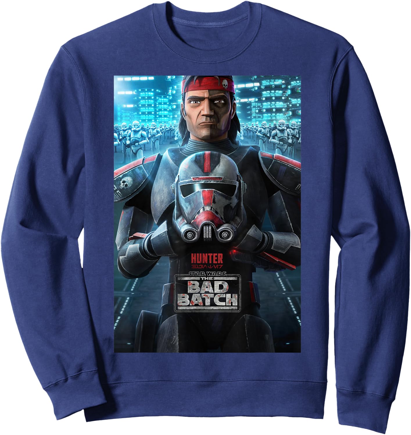 Star Wars: The Bad Batch Hunter Poster Sweatshirt - Sweatshirt | Navy