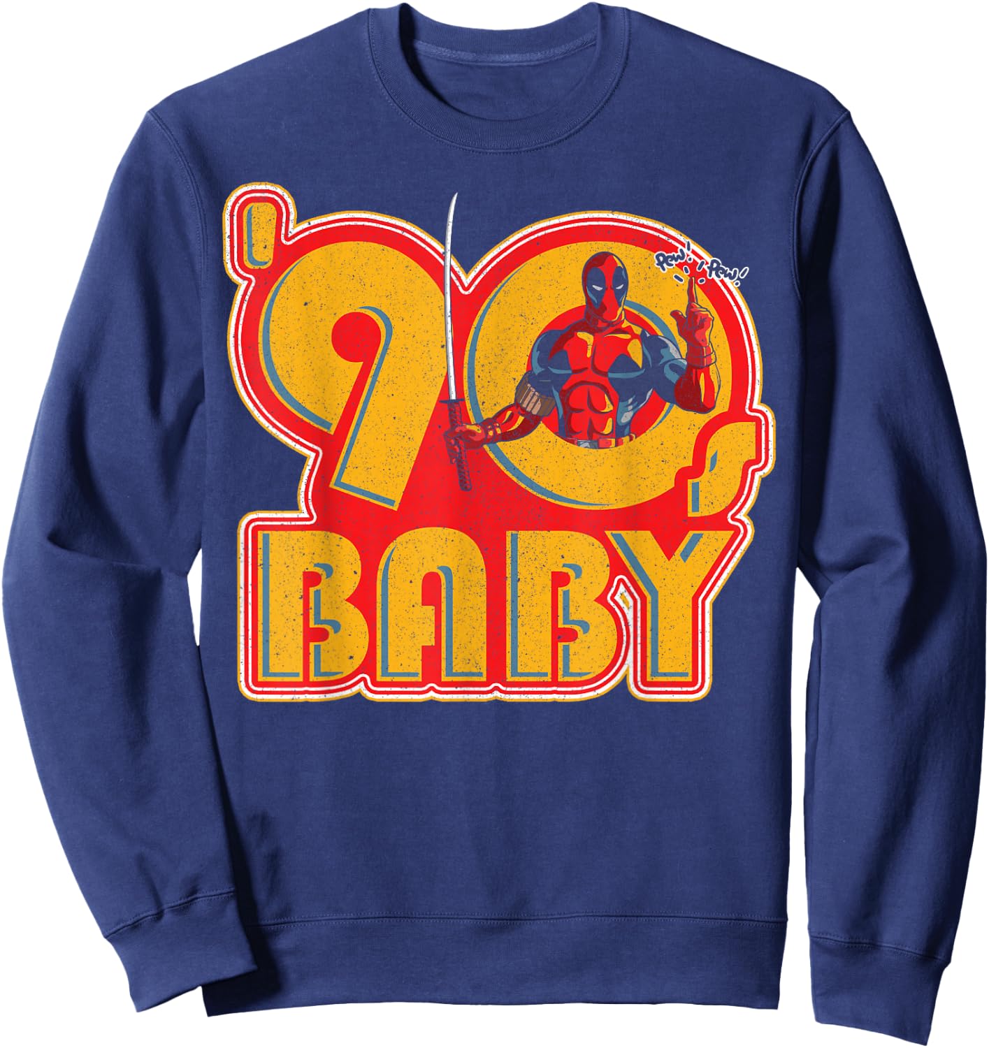 Marvel Deadpool 30th '90s Baby Sweatshirt - Sweatshirt | Navy