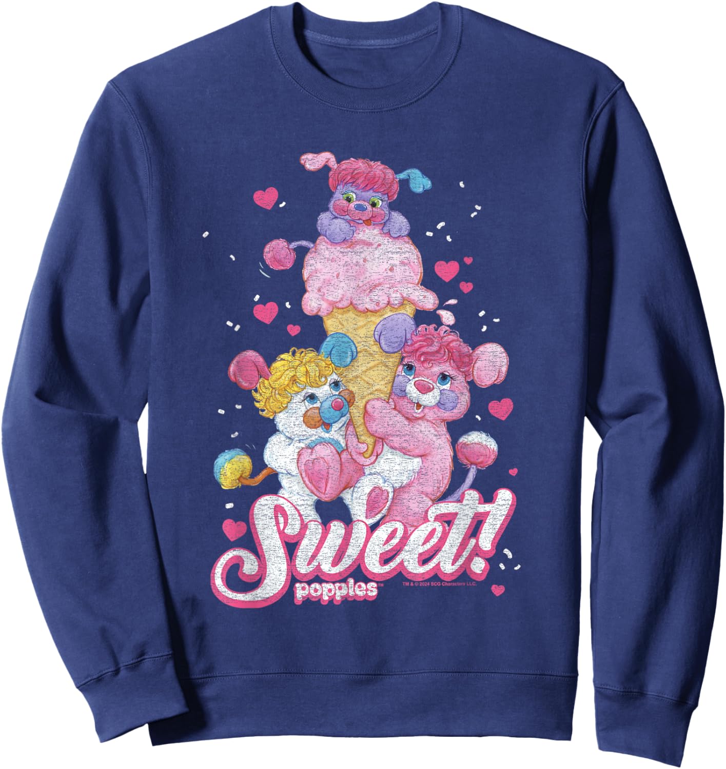 Popples Sweet Sweatshirt - Sweatshirt | Navy