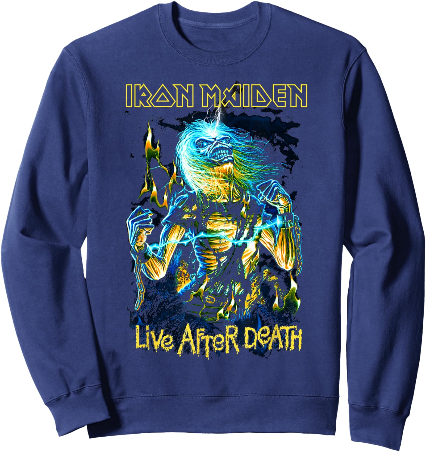 Iron Maiden Live After Death Sweatshirt - Sweatshirt | Navy