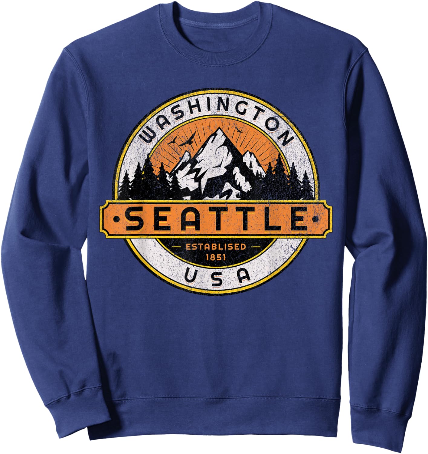 Seattle Sweatshirt - Sweatshirt | Navy