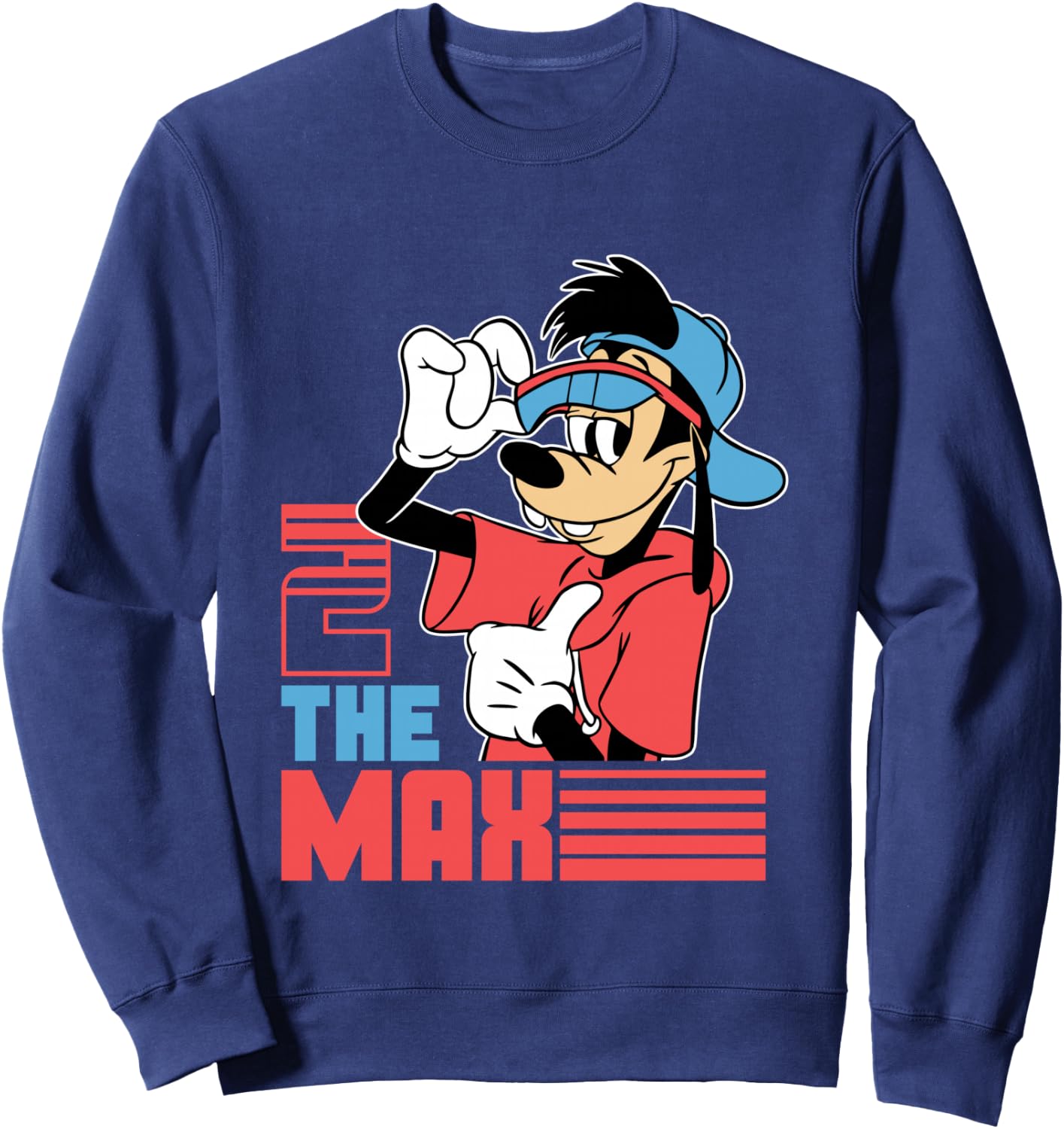 Disney A Goofy Movie 2 the Max 90s Sweatshirt - Sweatshirt | Navy
