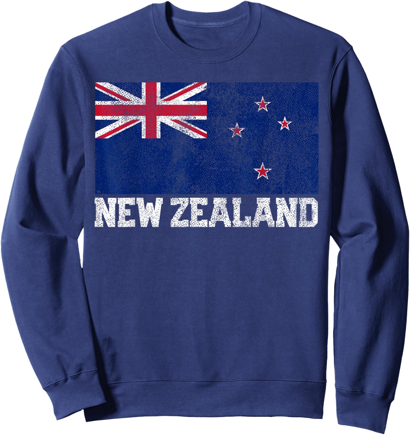 New Zealand Flag National Pride Roots Country Family Nation Sweatshirt - Sweatshirt | Navy