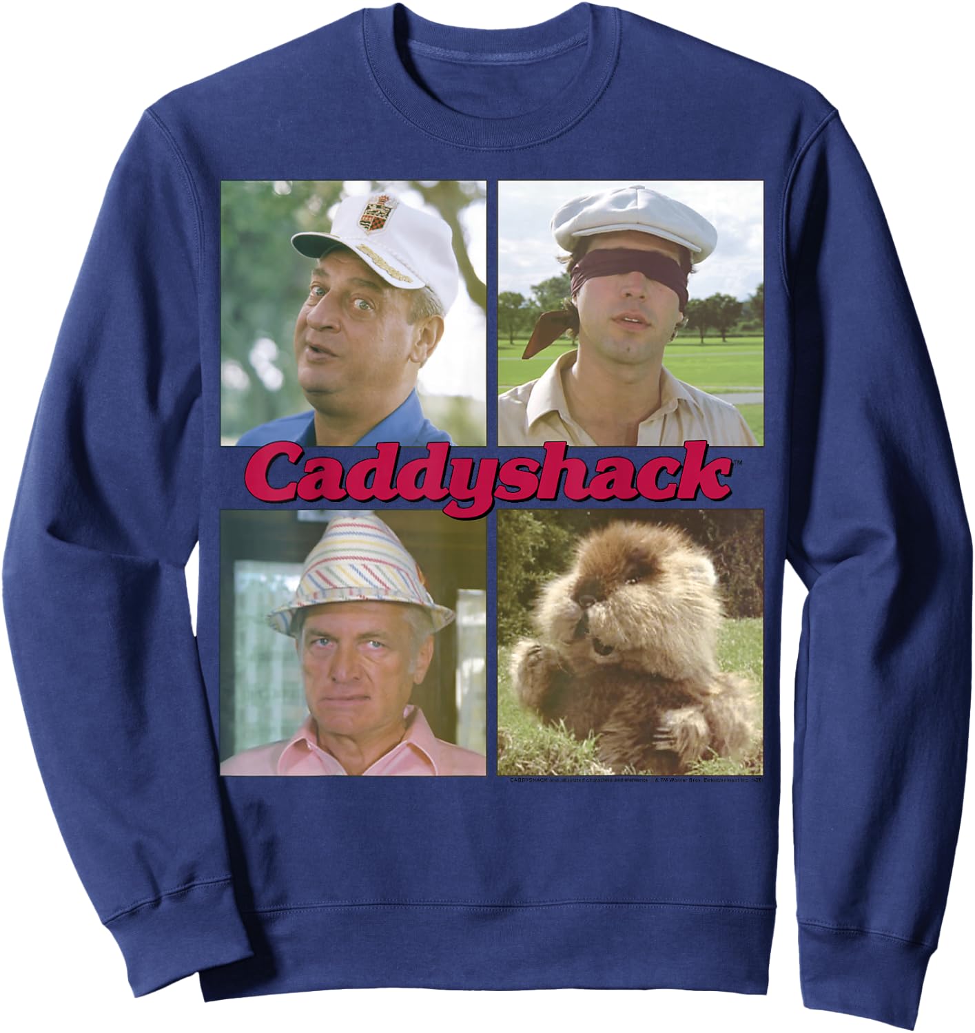 Caddyshack Portrait Box Up Sweatshirt - Sweatshirt | Navy